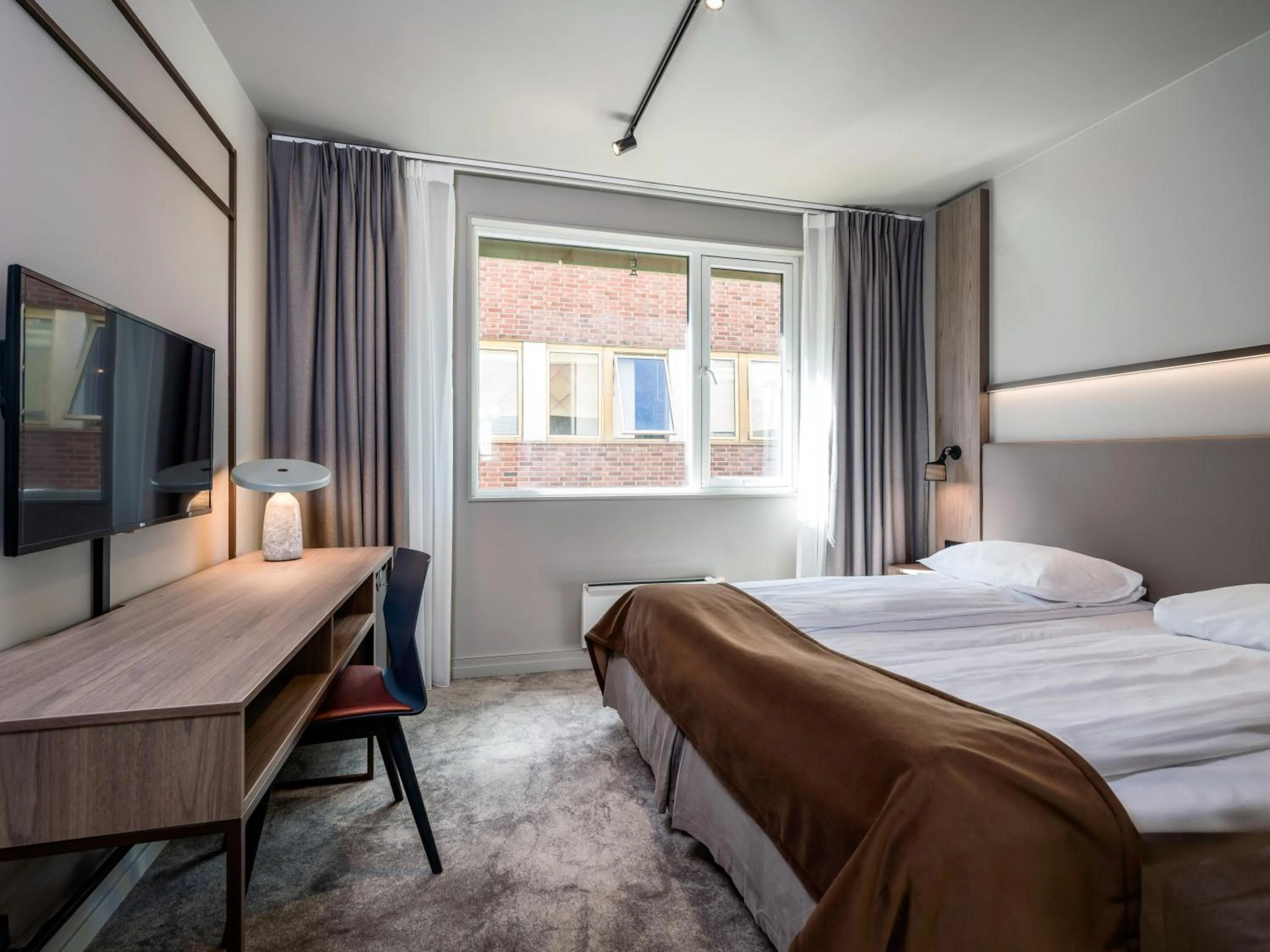 Bed in Quality Hotel Saga