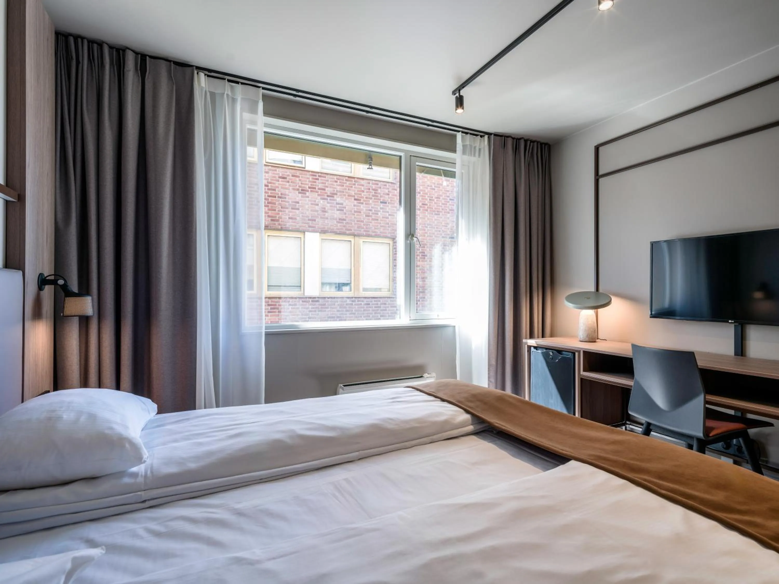 Bed in Quality Hotel Saga