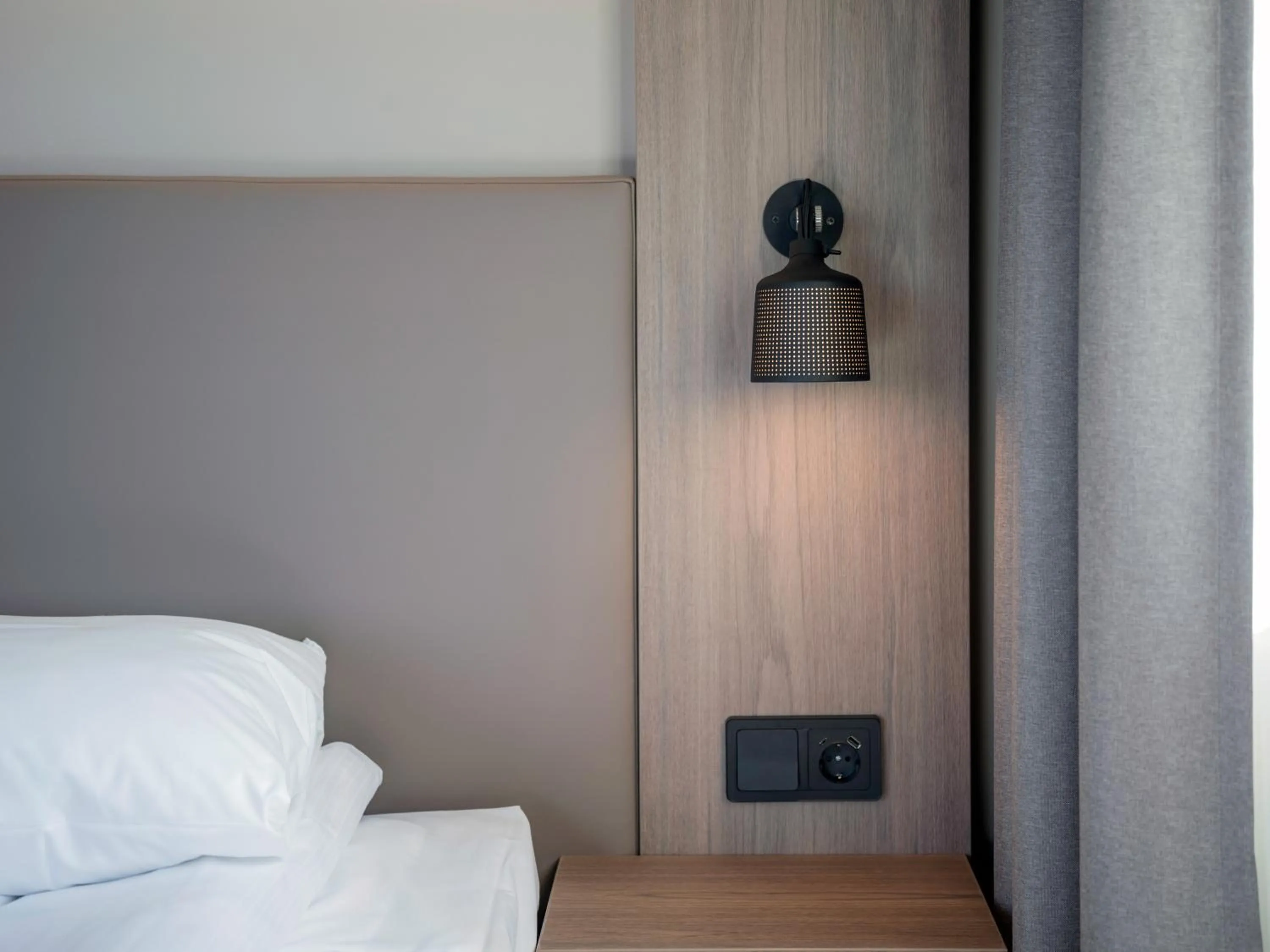 Bed in Quality Hotel Saga