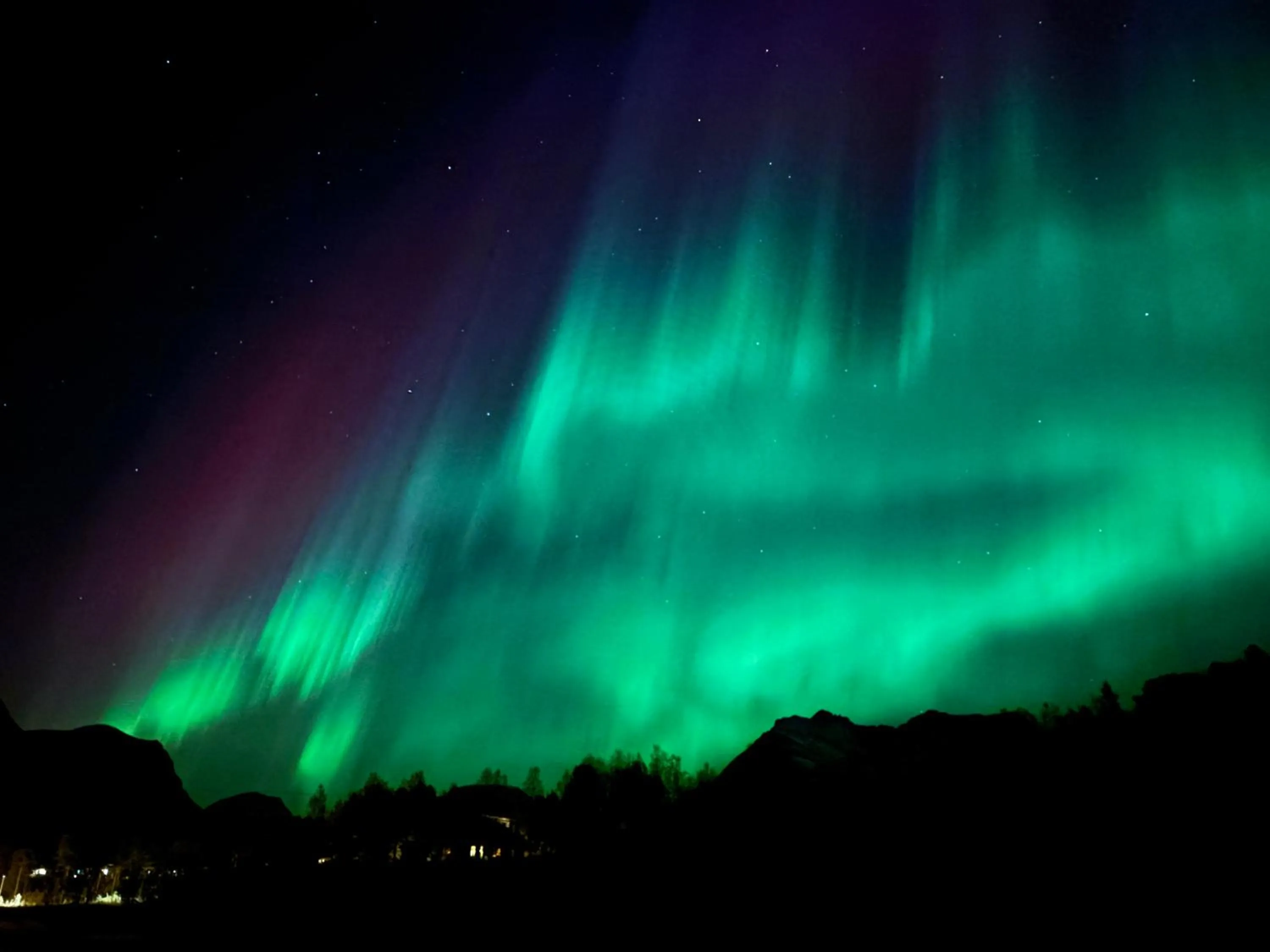 Mountain view in Welcome Inn Hotel Lyngskroa