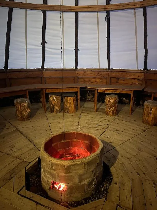 Patio in Welcome Inn Hotel Lyngskroa