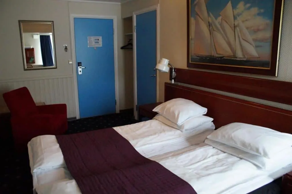 Photo of the whole room, Bed in Welcome Inn Hotel Lyngskroa