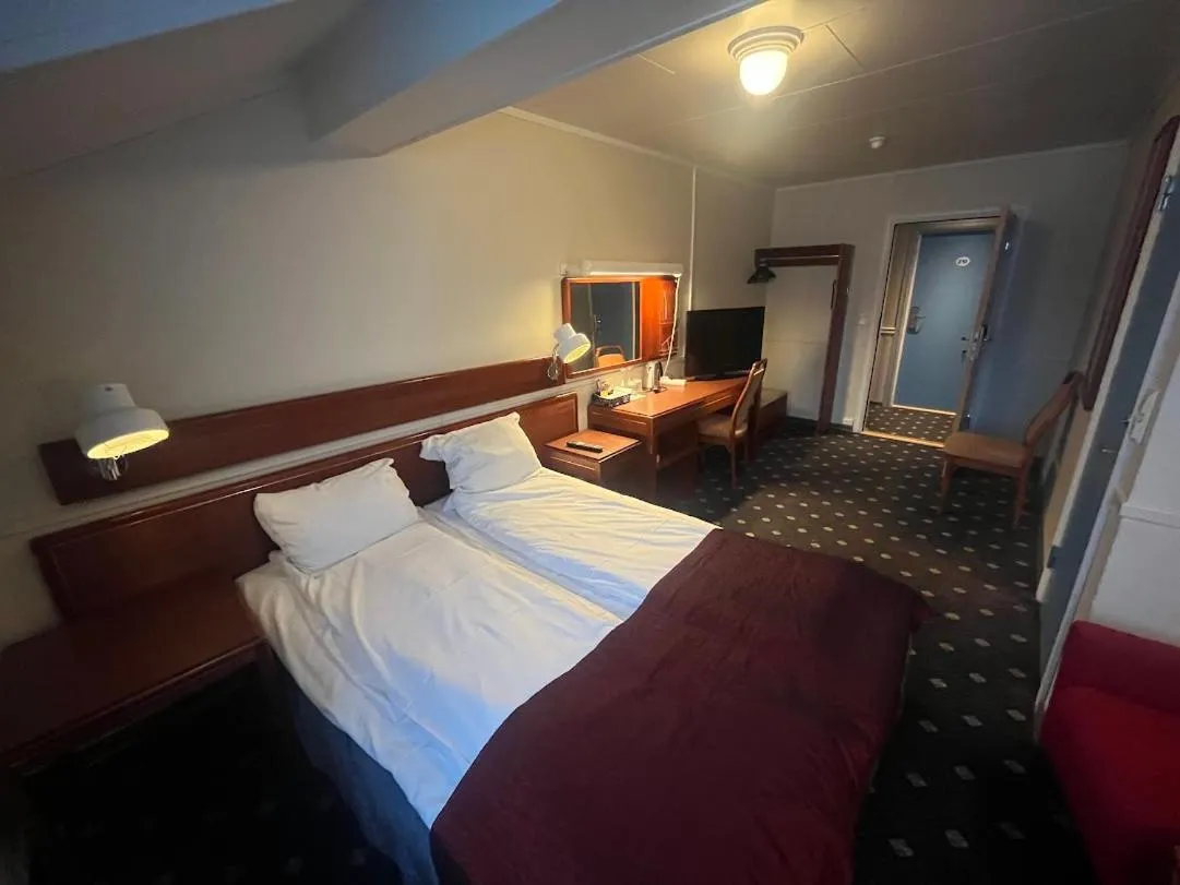 Bed in Welcome Inn Hotel Lyngskroa