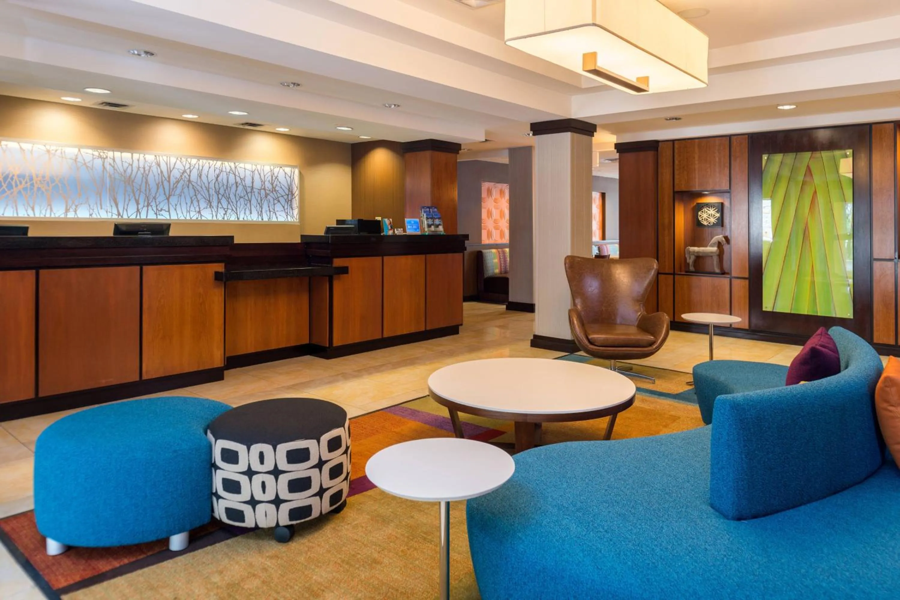 Lobby or reception in Fairfield Inn and Suites by Marriott San Antonio Northeast / Schertz / RAFB