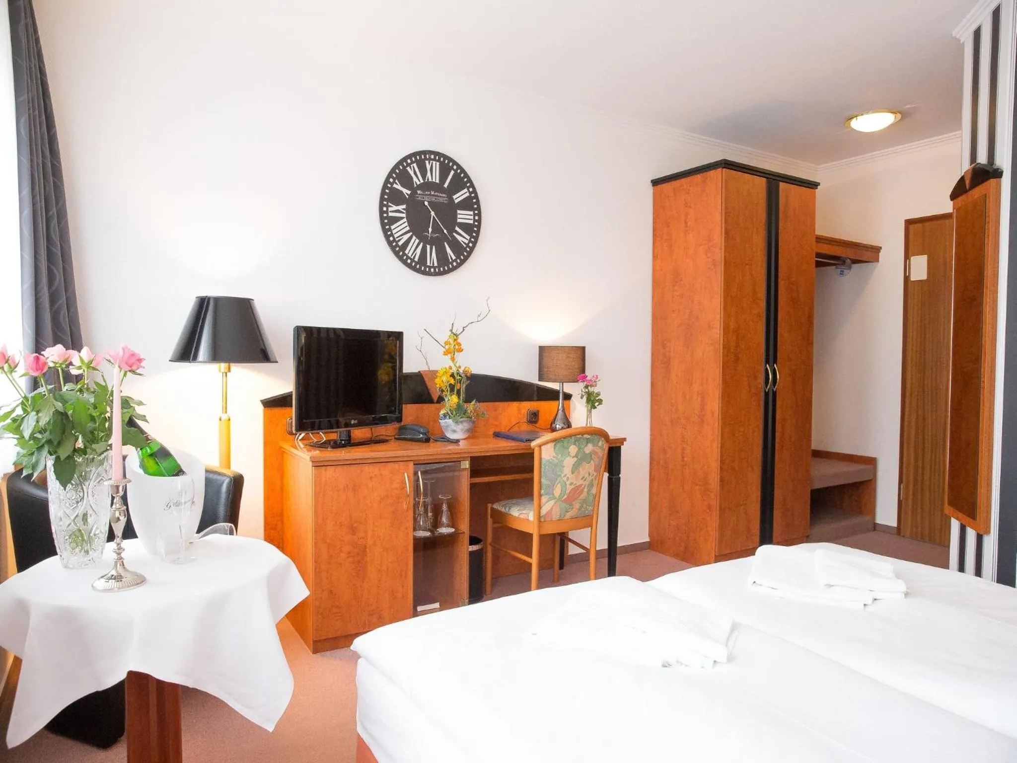 Bedroom, Bed in Pension Weinberg Güstrow