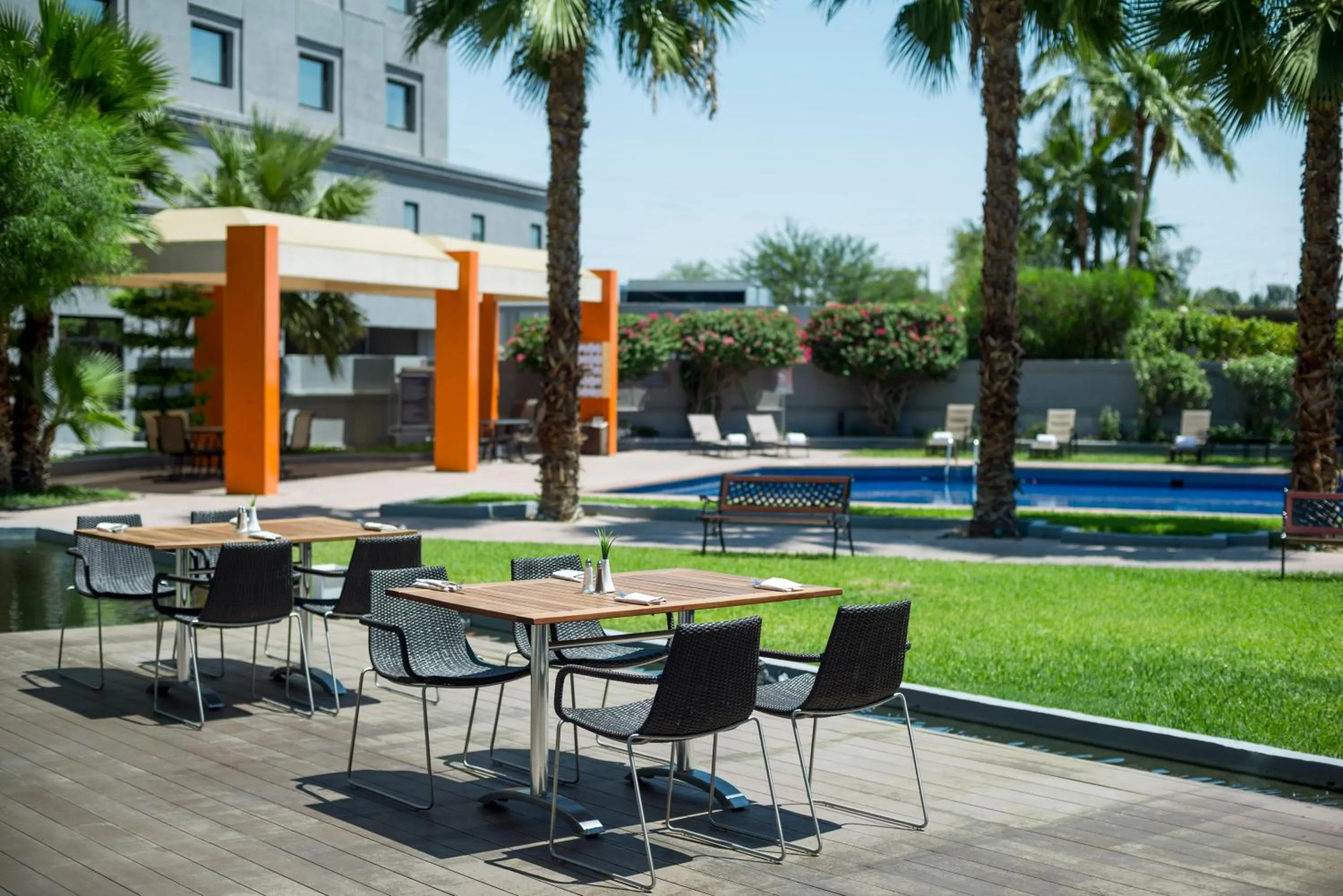 Garden in Real Inn Mexicali