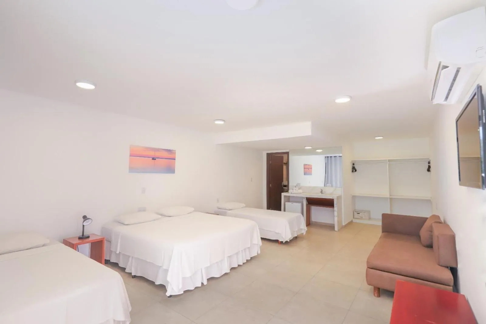 Bedroom, Bed in Sun Bay Pipa Hotéis