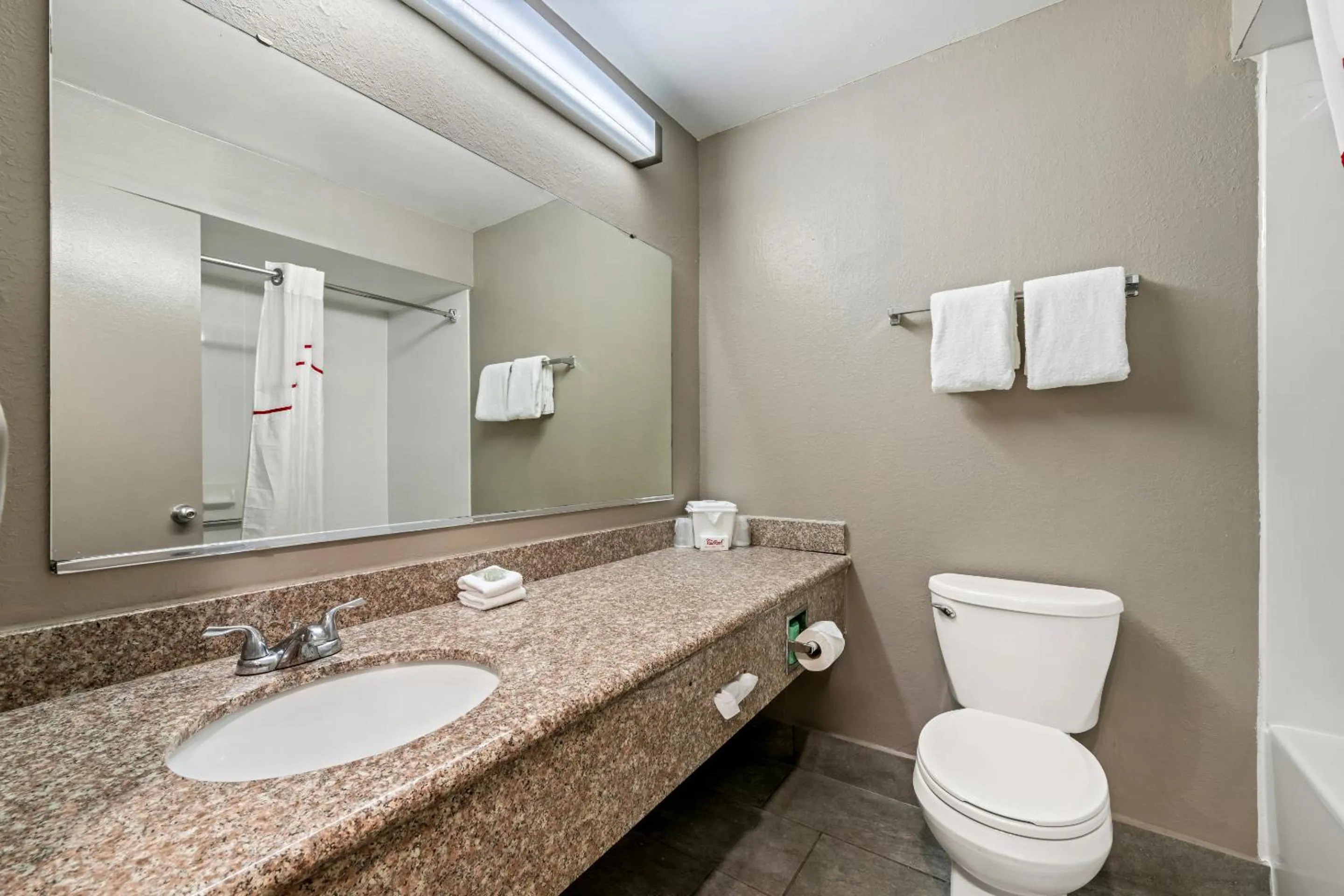 Bathroom in Red Roof Inn Charlotte - University
