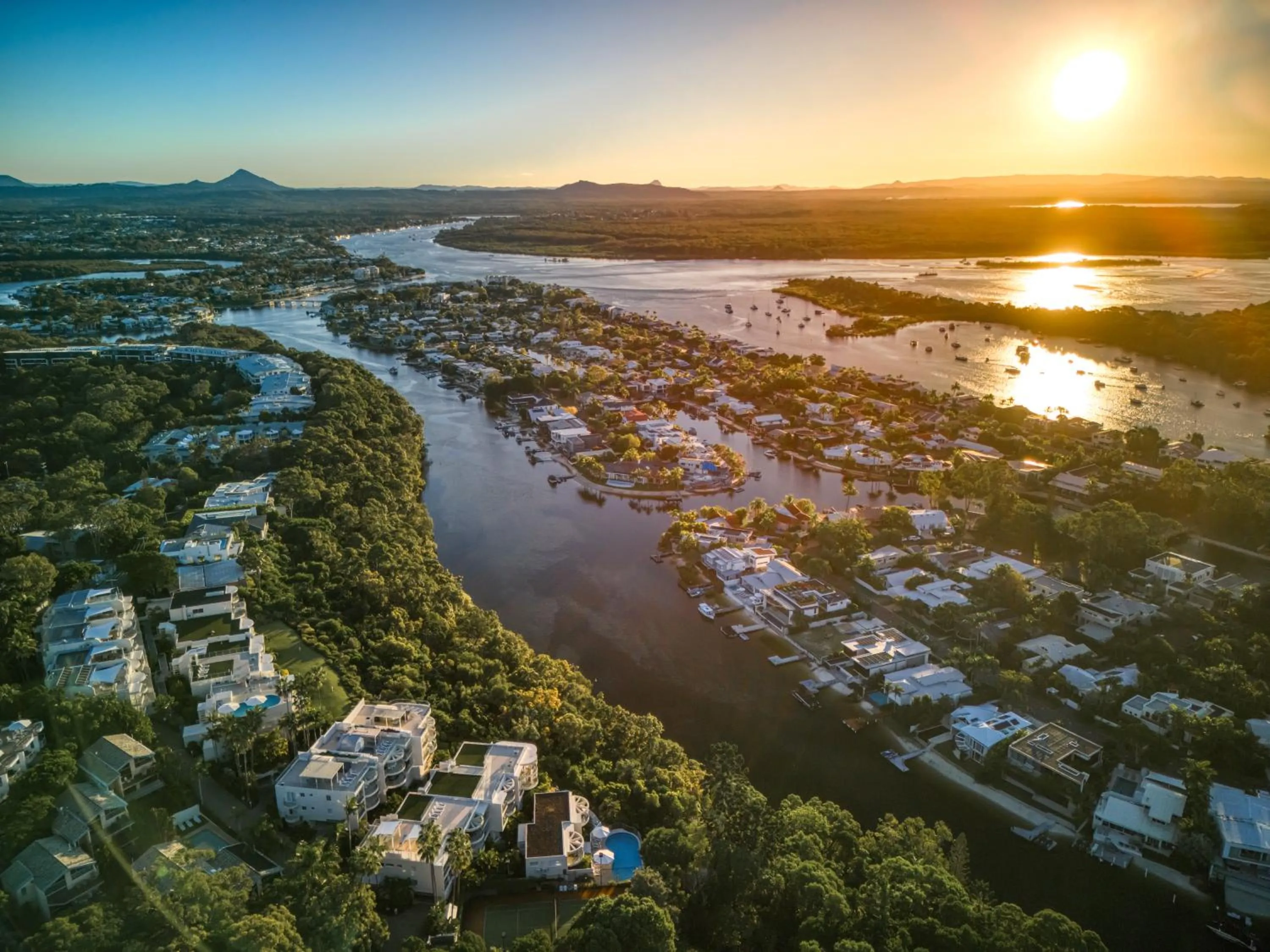 Bird's eye view in Noosa Crest Resort
