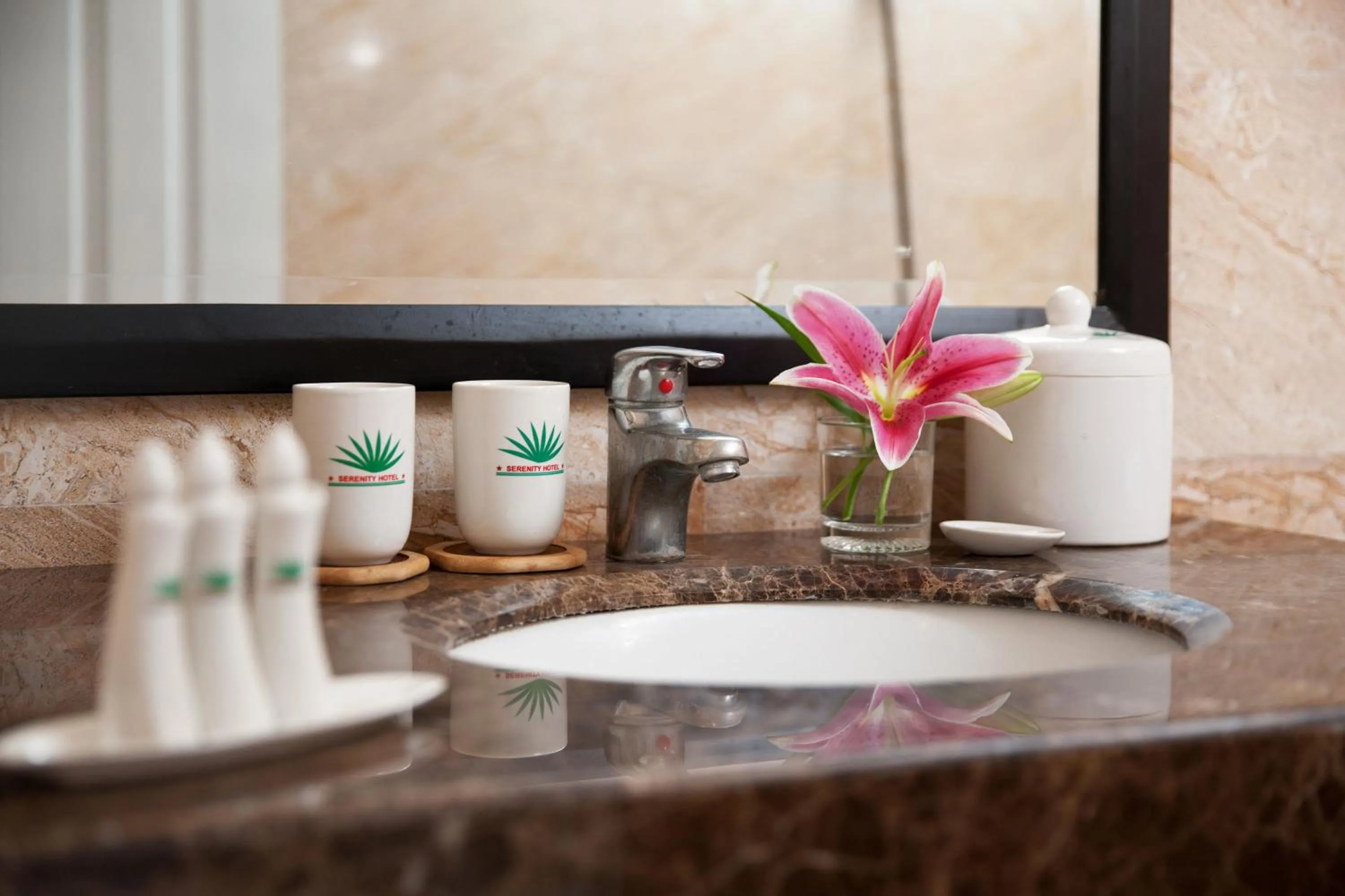 Toilet in Serenity Villa Hotel