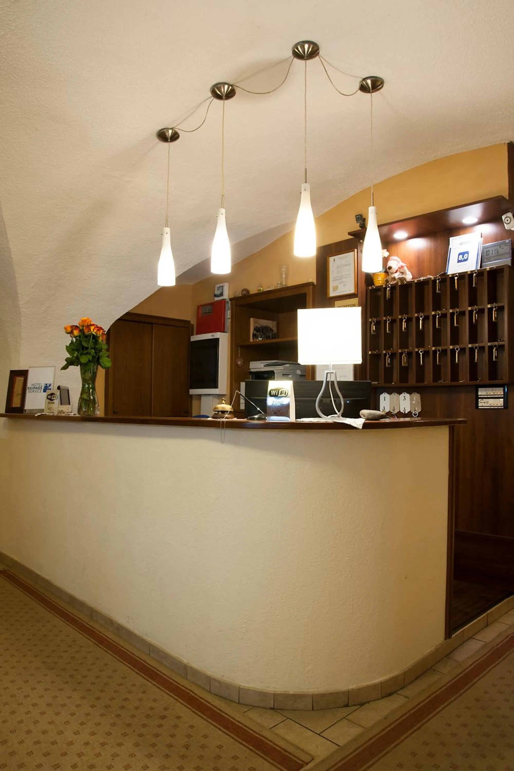 Lobby or reception in Hotel Trieste