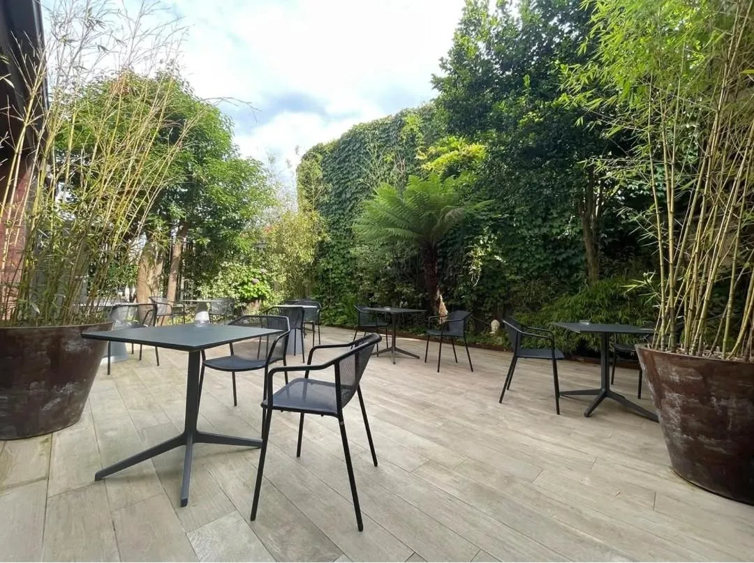 Patio in Hotel Villa Koegui Biarritz