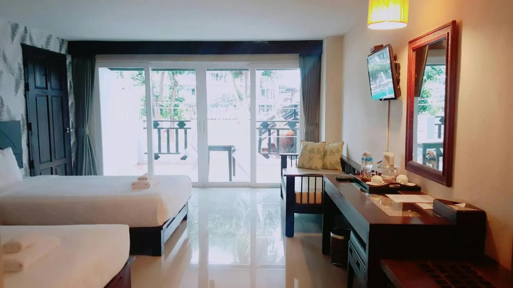 Photo of the whole room, Bed in Pattawia Resort & Spa, Pranburi