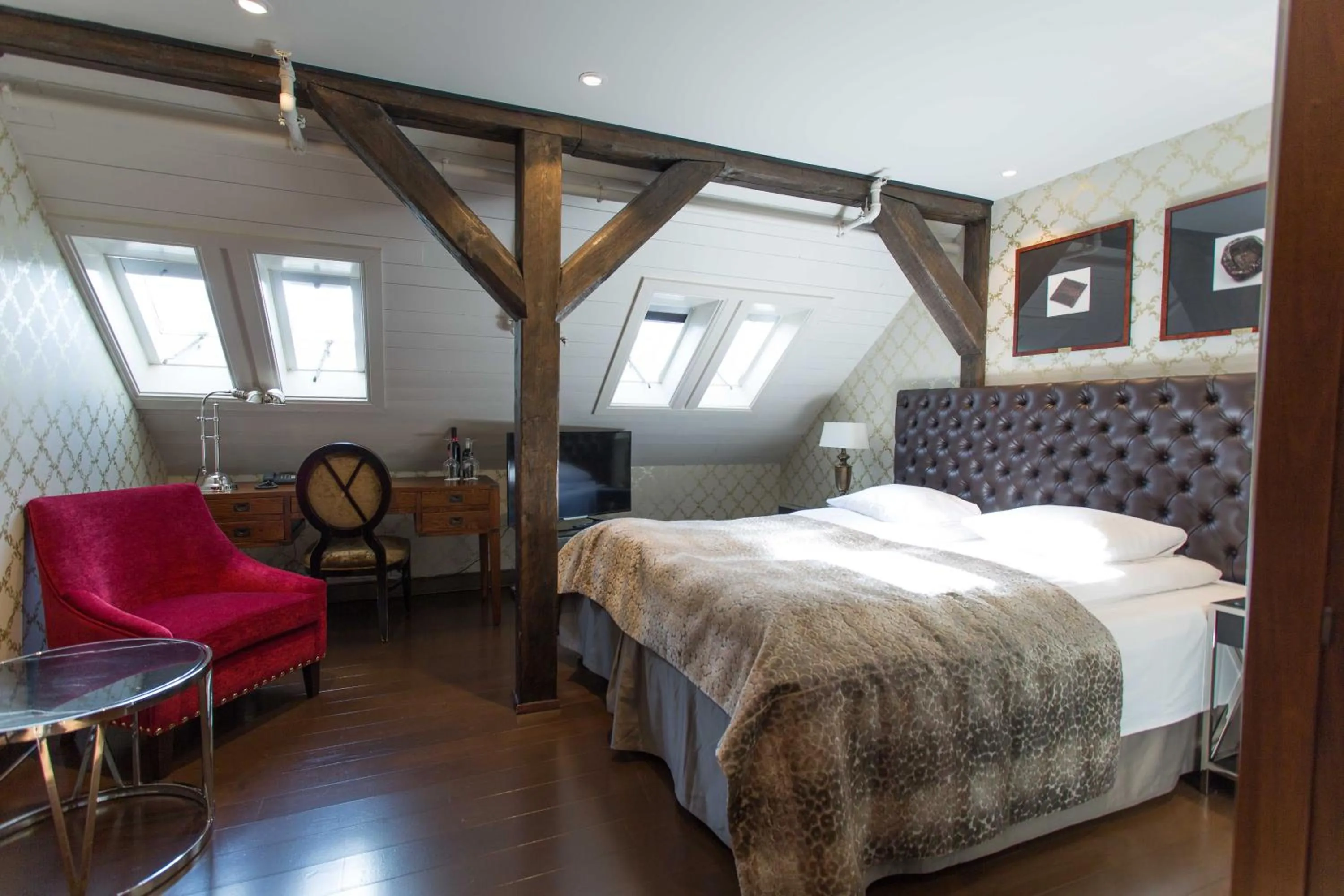 Bed in Det Hanseatiske Hotel