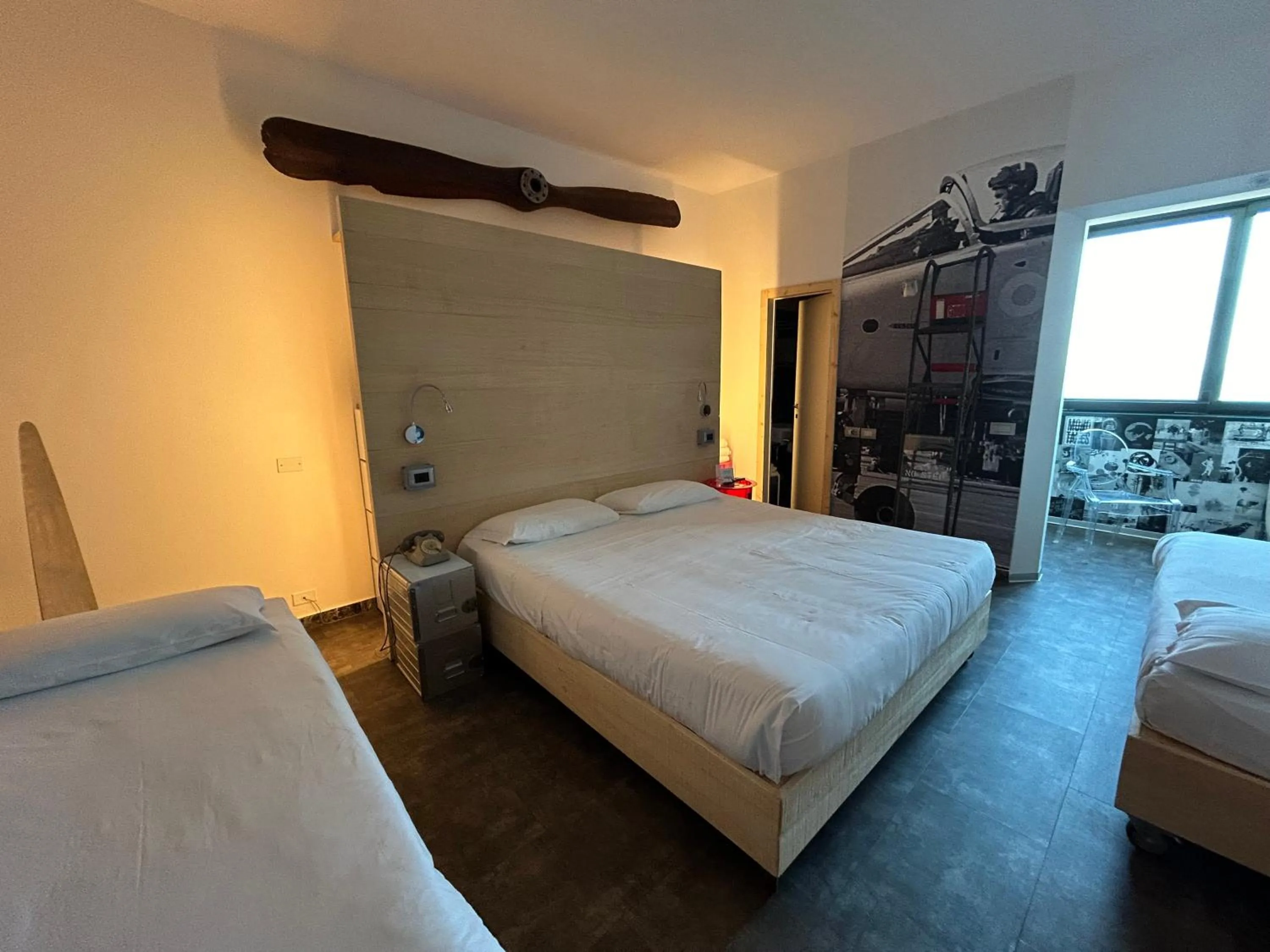 View (from property/room), Bed in Hotel Perla - The storyhoteller