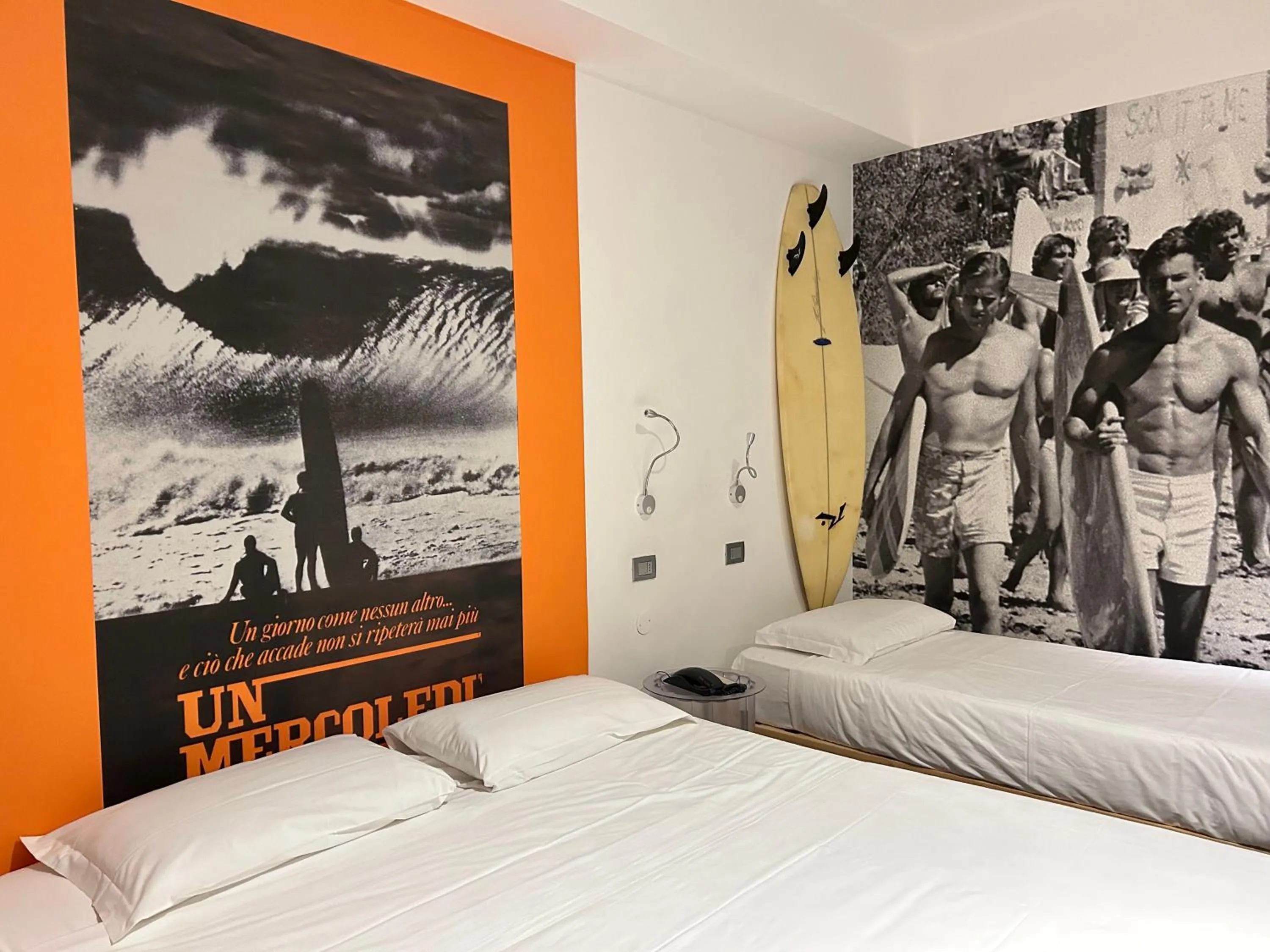 Bed in Hotel Perla - The storyhoteller