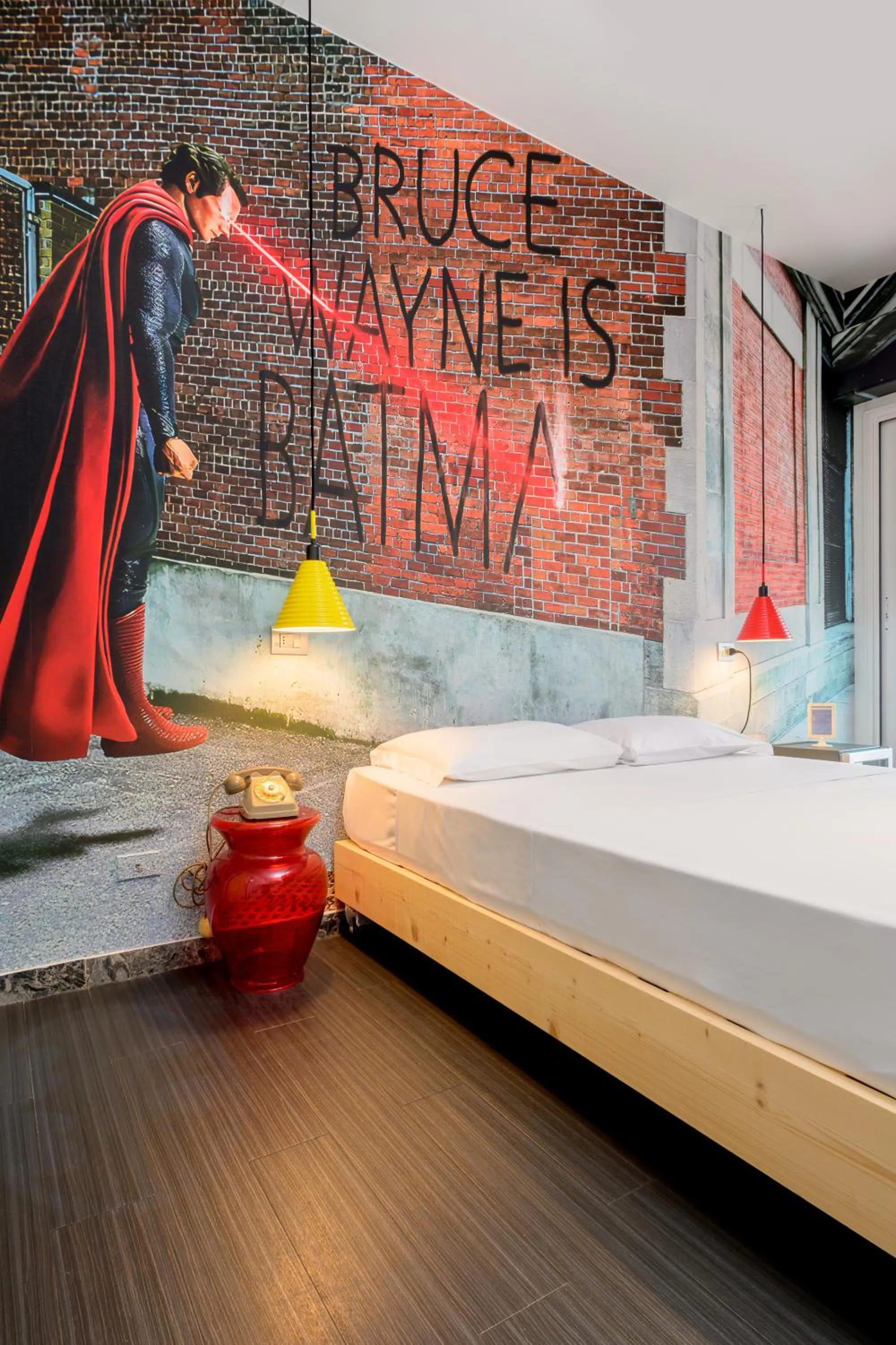 Bed in Hotel Perla - The storyhoteller