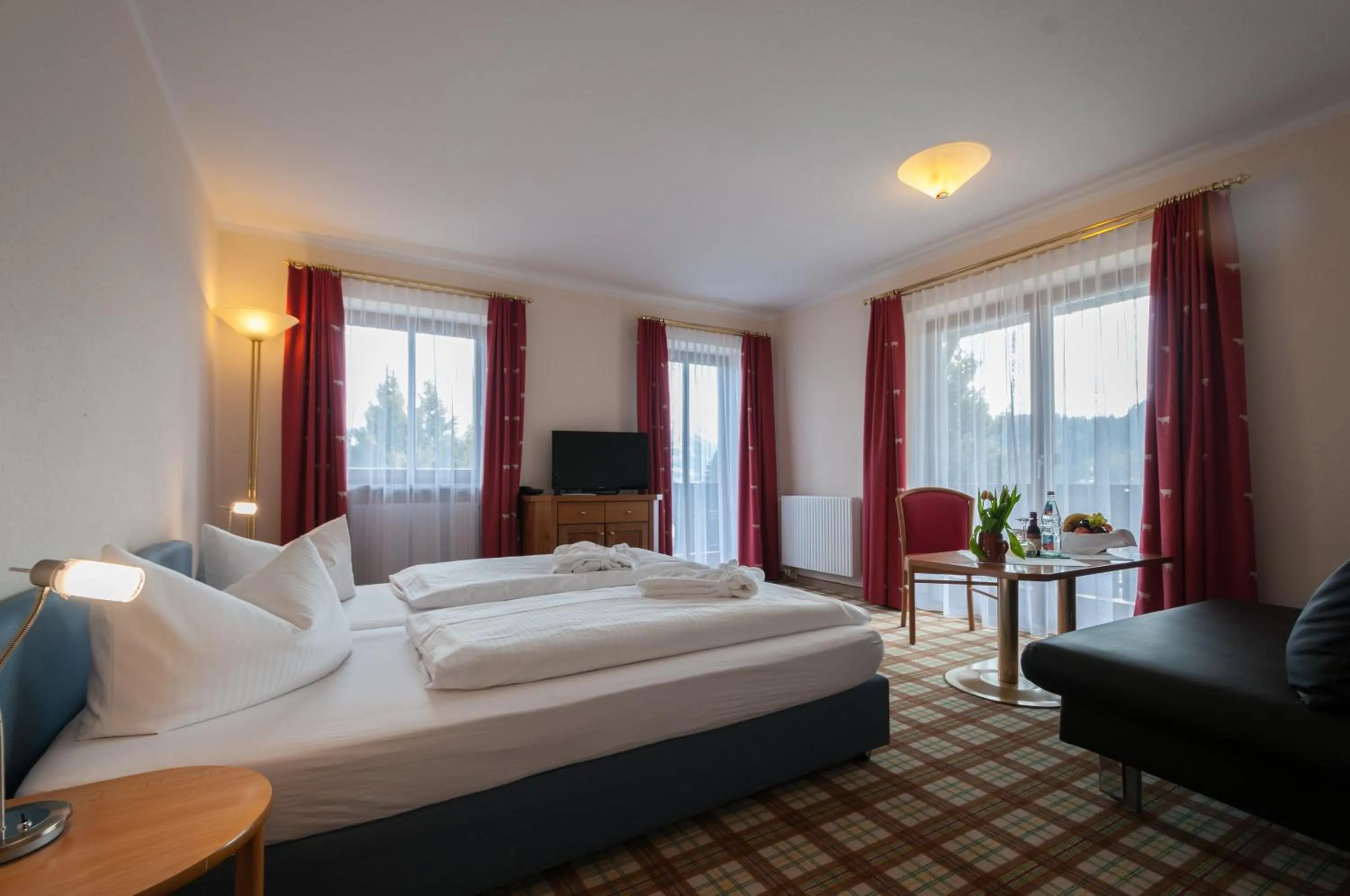 Bed in Panoramahotel Kühbergalp