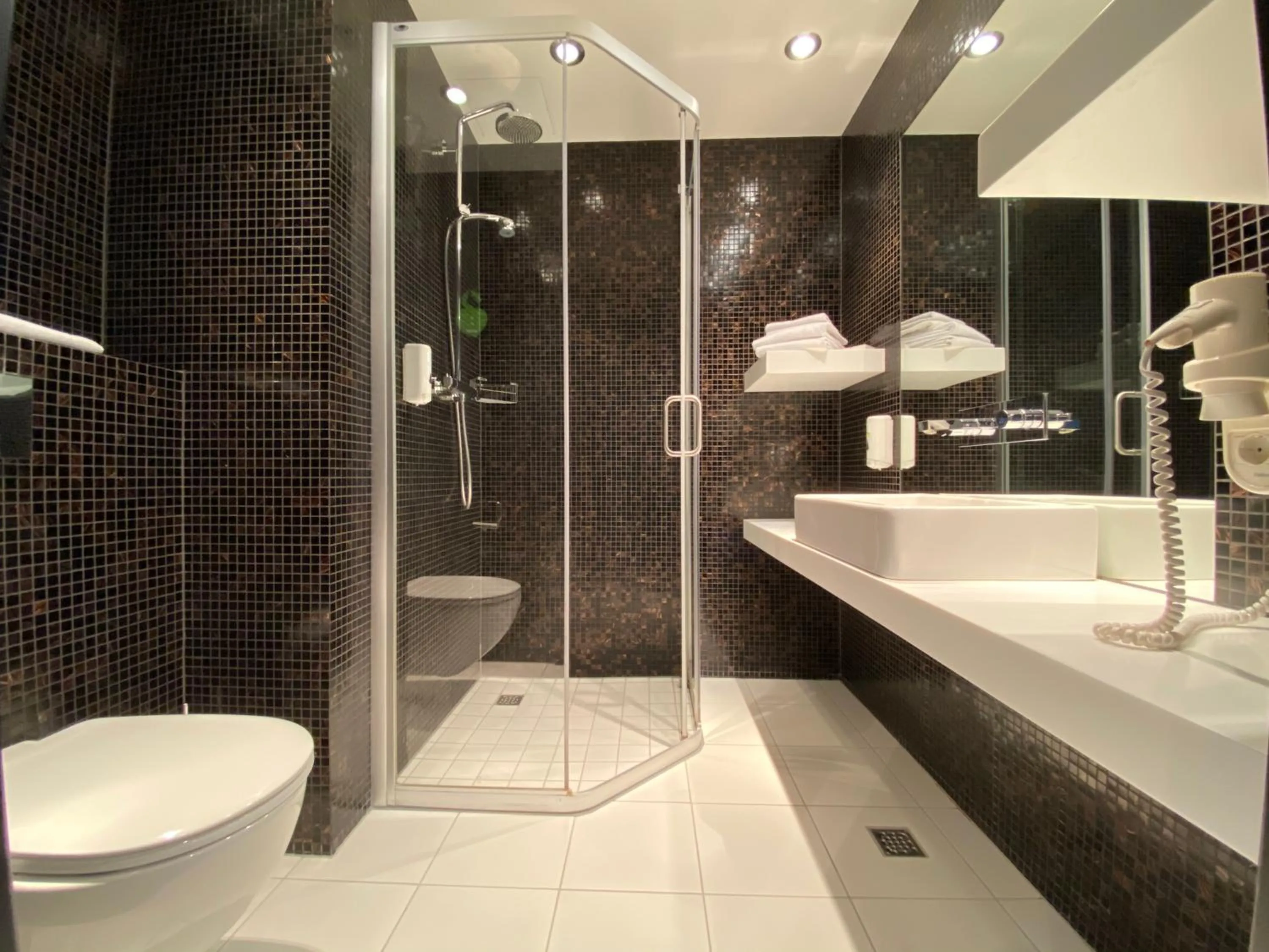 Shower in Tallink Hotel Riga