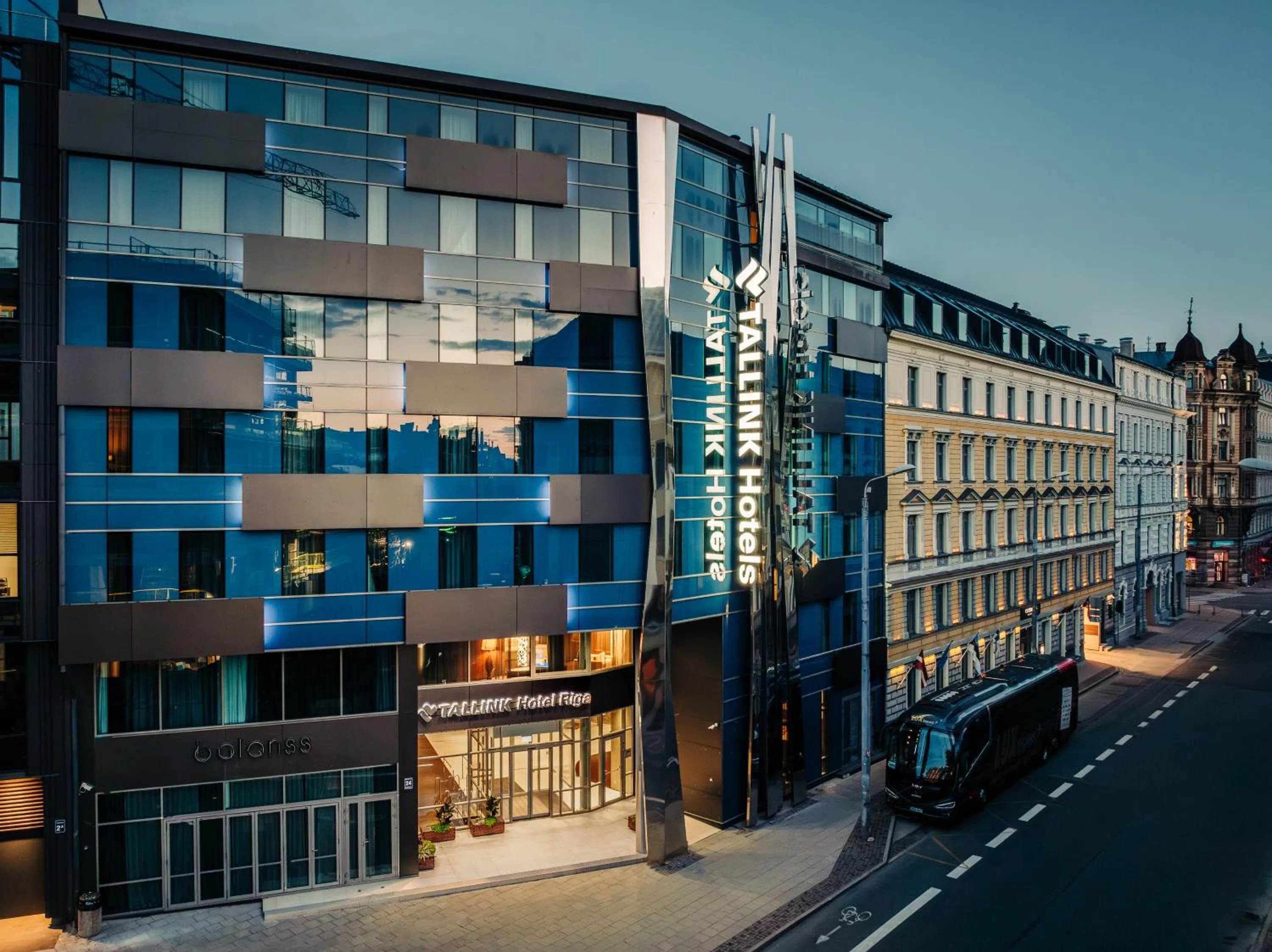 Facade/entrance in Tallink Hotel Riga