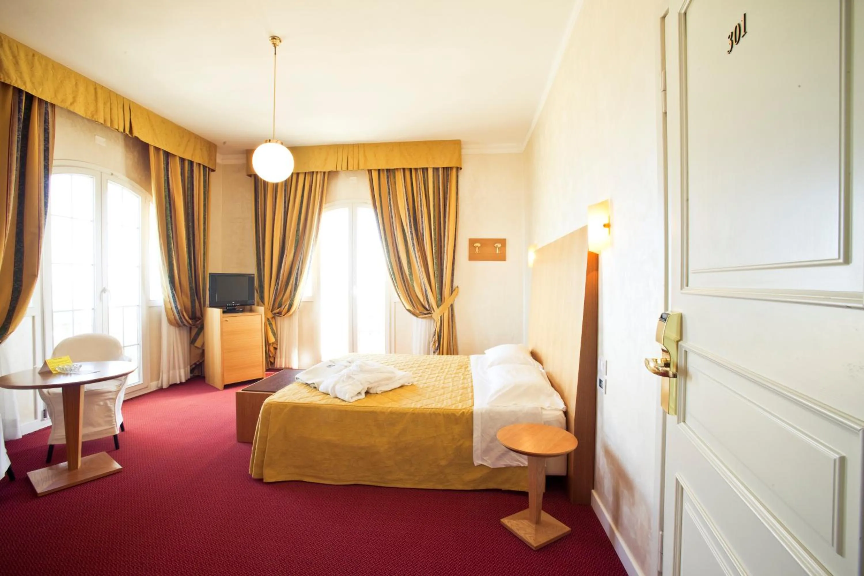 Bed in Grand Hotel Cesenatico