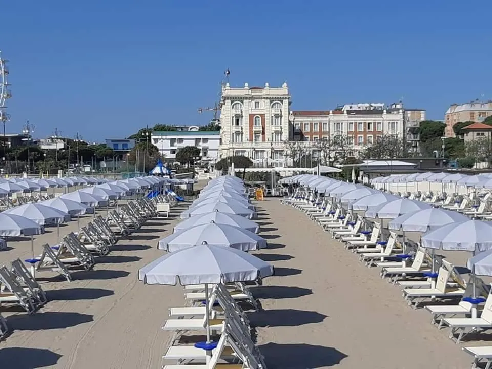 Beach in Grand Hotel Cesenatico