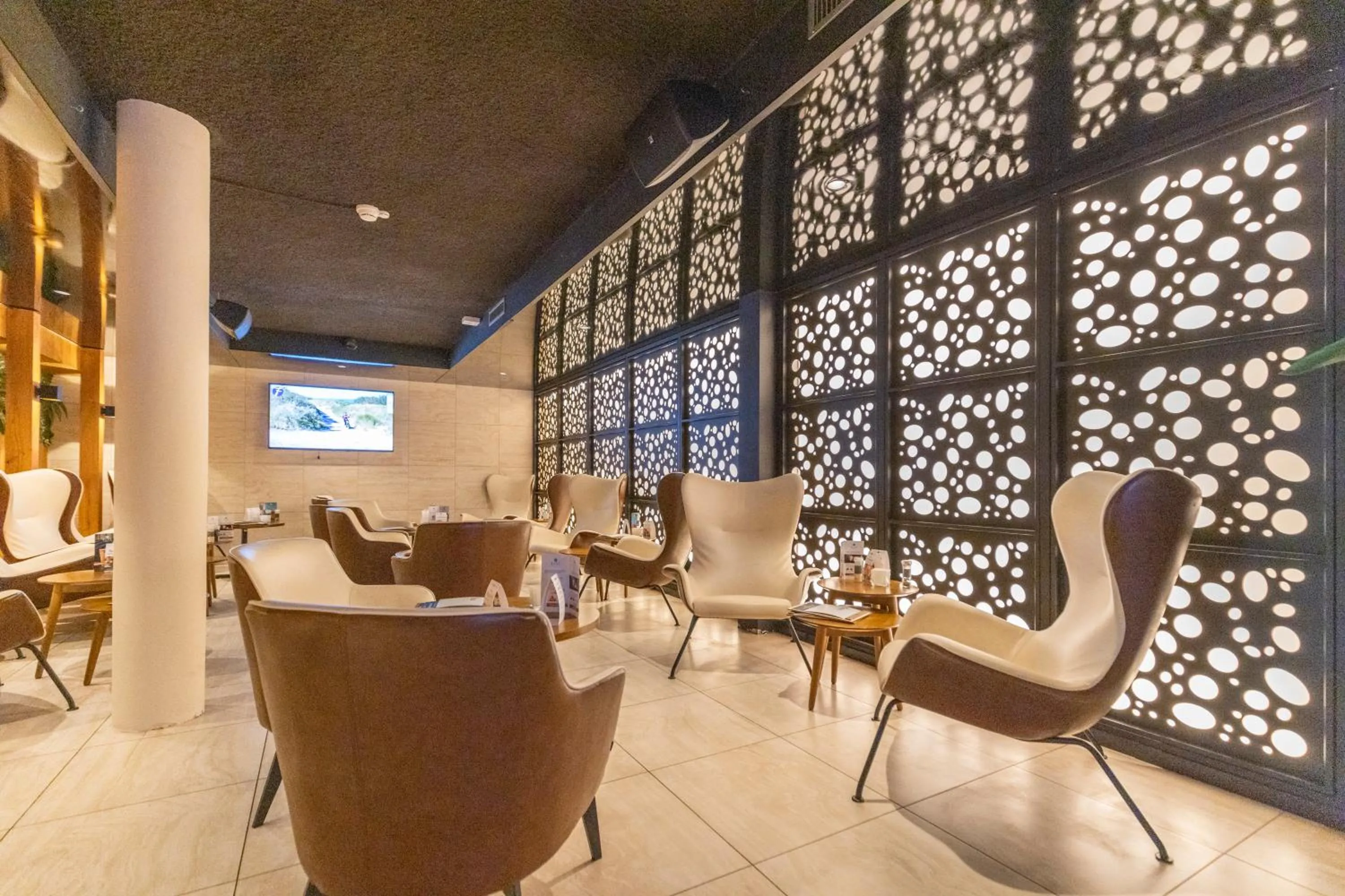 Seating area in Fletcher Wellness-Hotel Kamperduinen