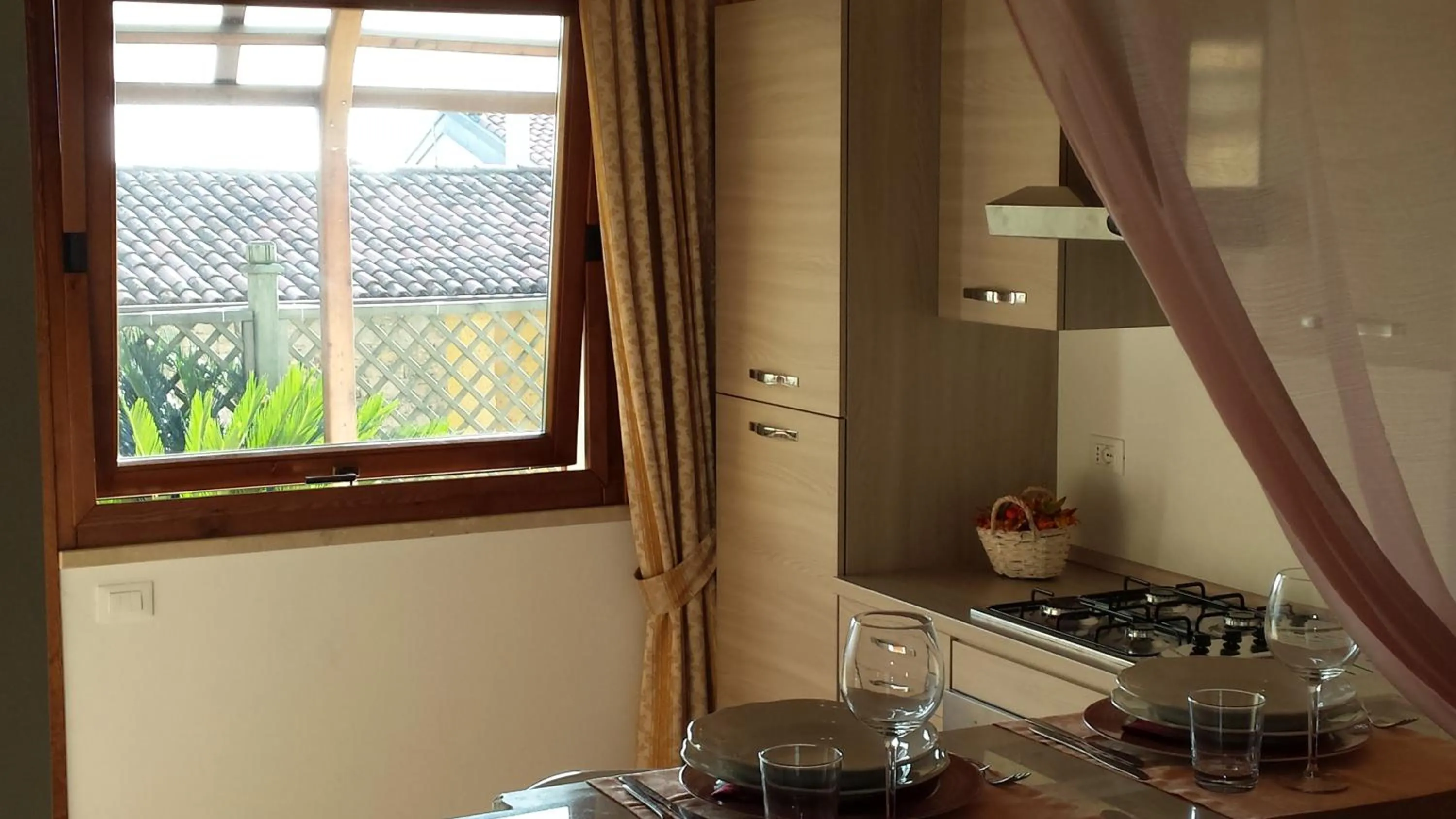 Kitchen or kitchenette in Garda Sol SPA Hotel & Appartamenti