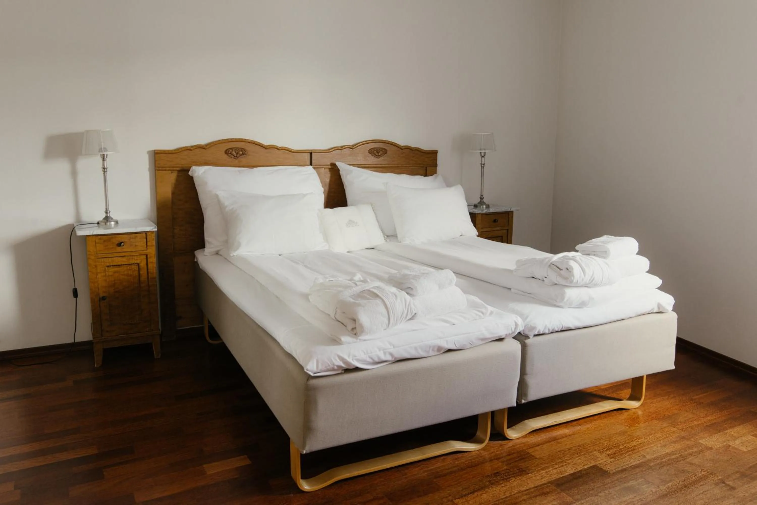 Bed in GamlaVærket Gjæstgiveri og Tracteringssted