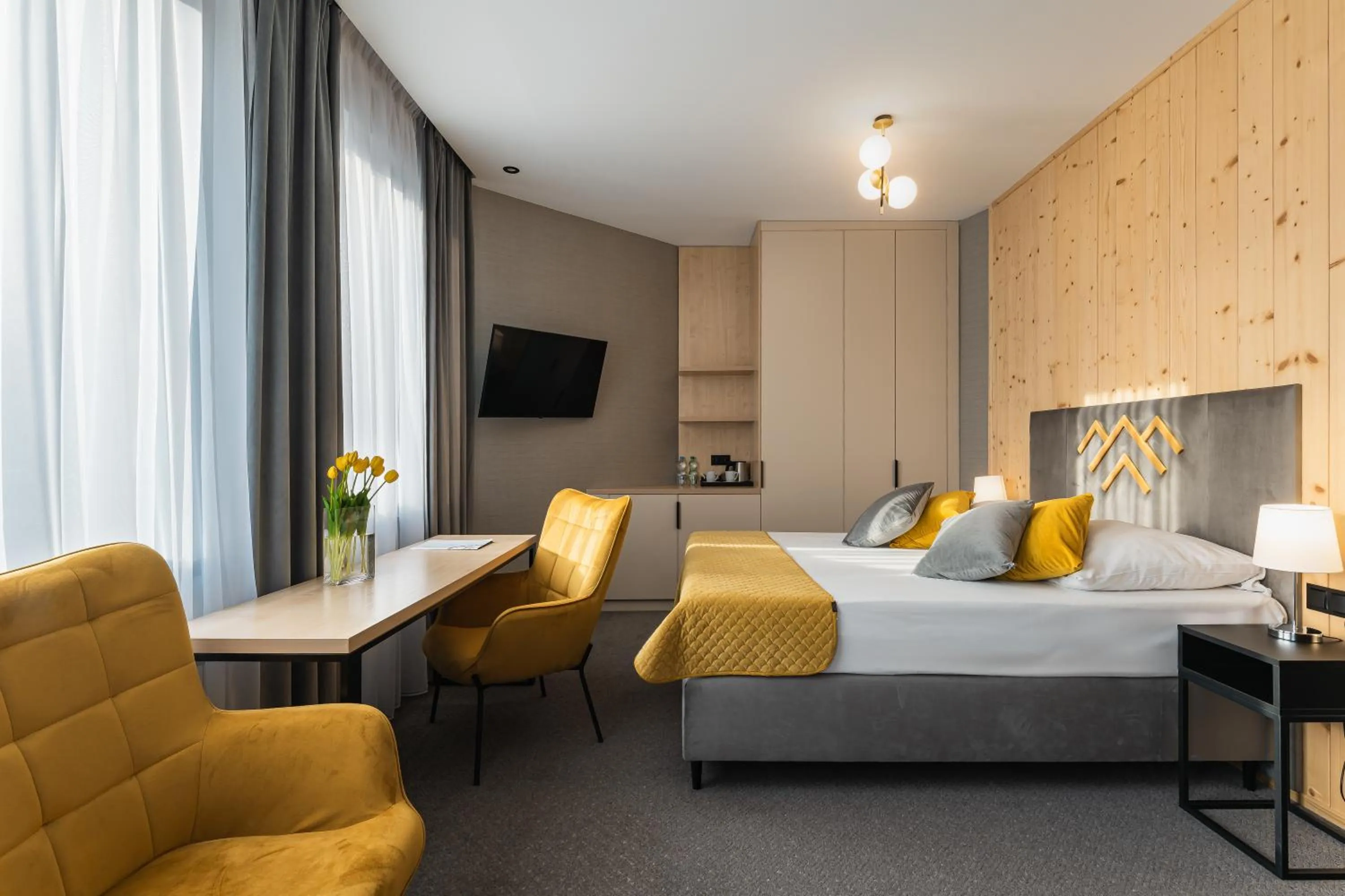 Bed in Hotel Smile Pieniny