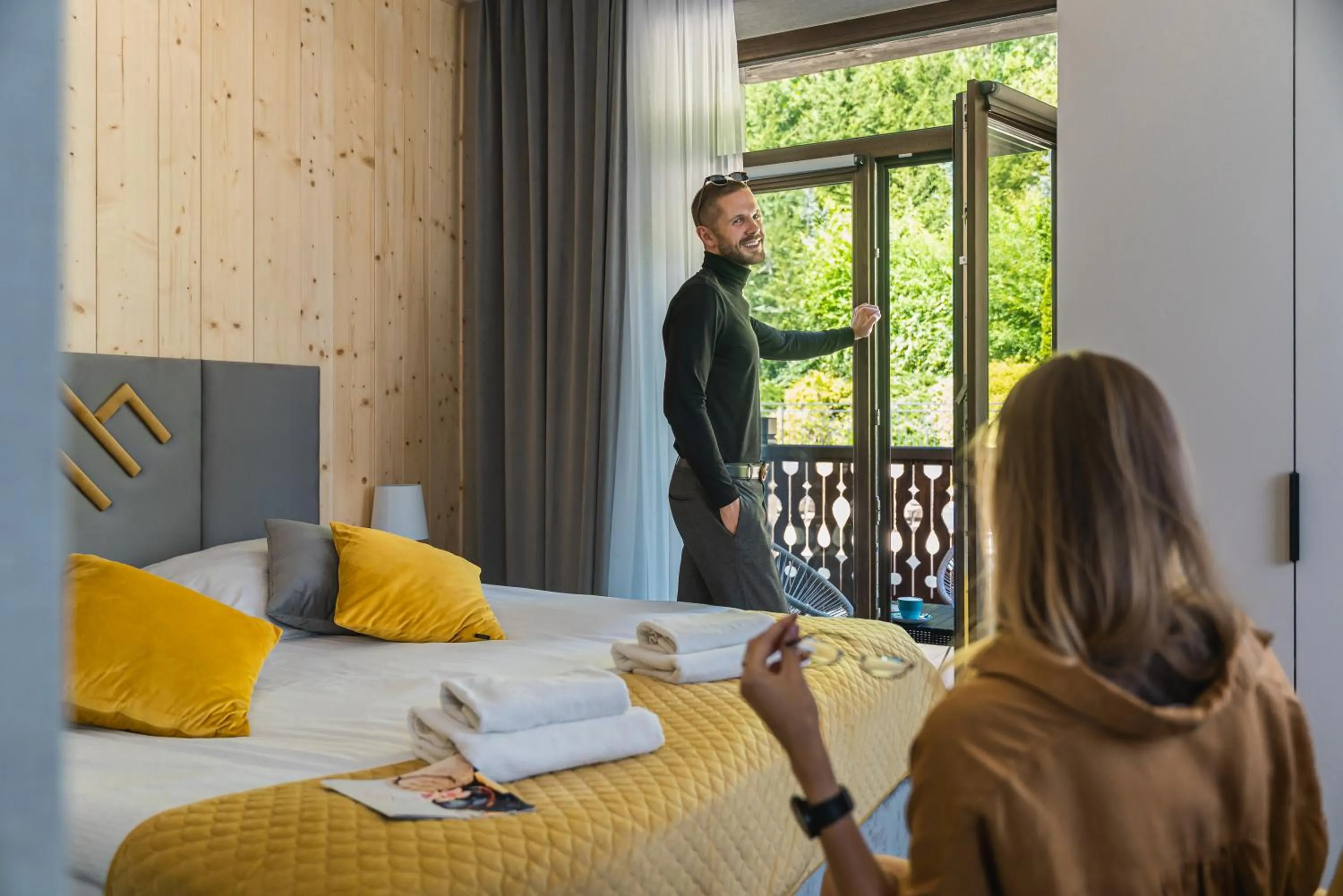 Bed in Hotel Smile Pieniny