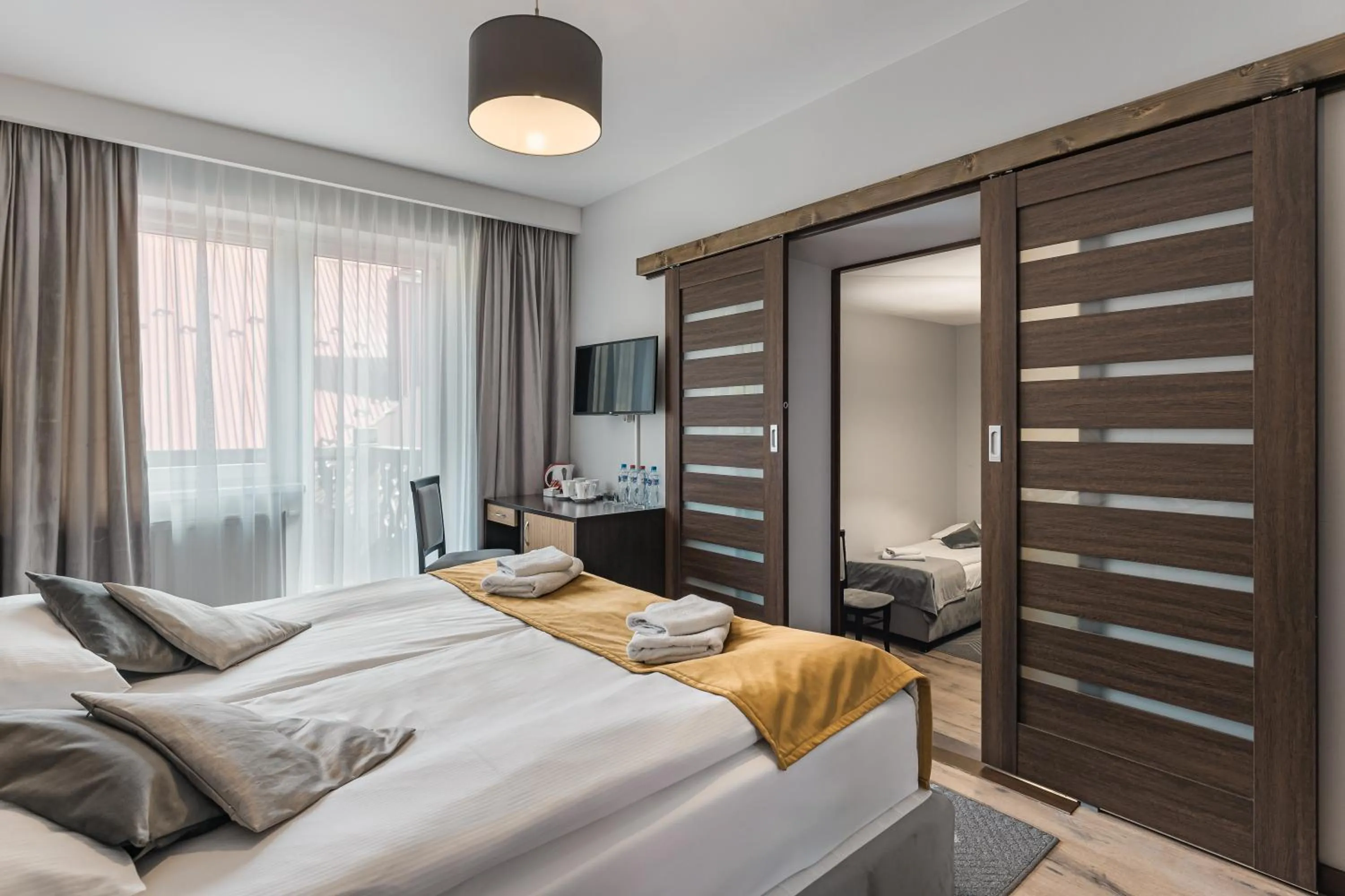 Bed in Hotel Smile Pieniny