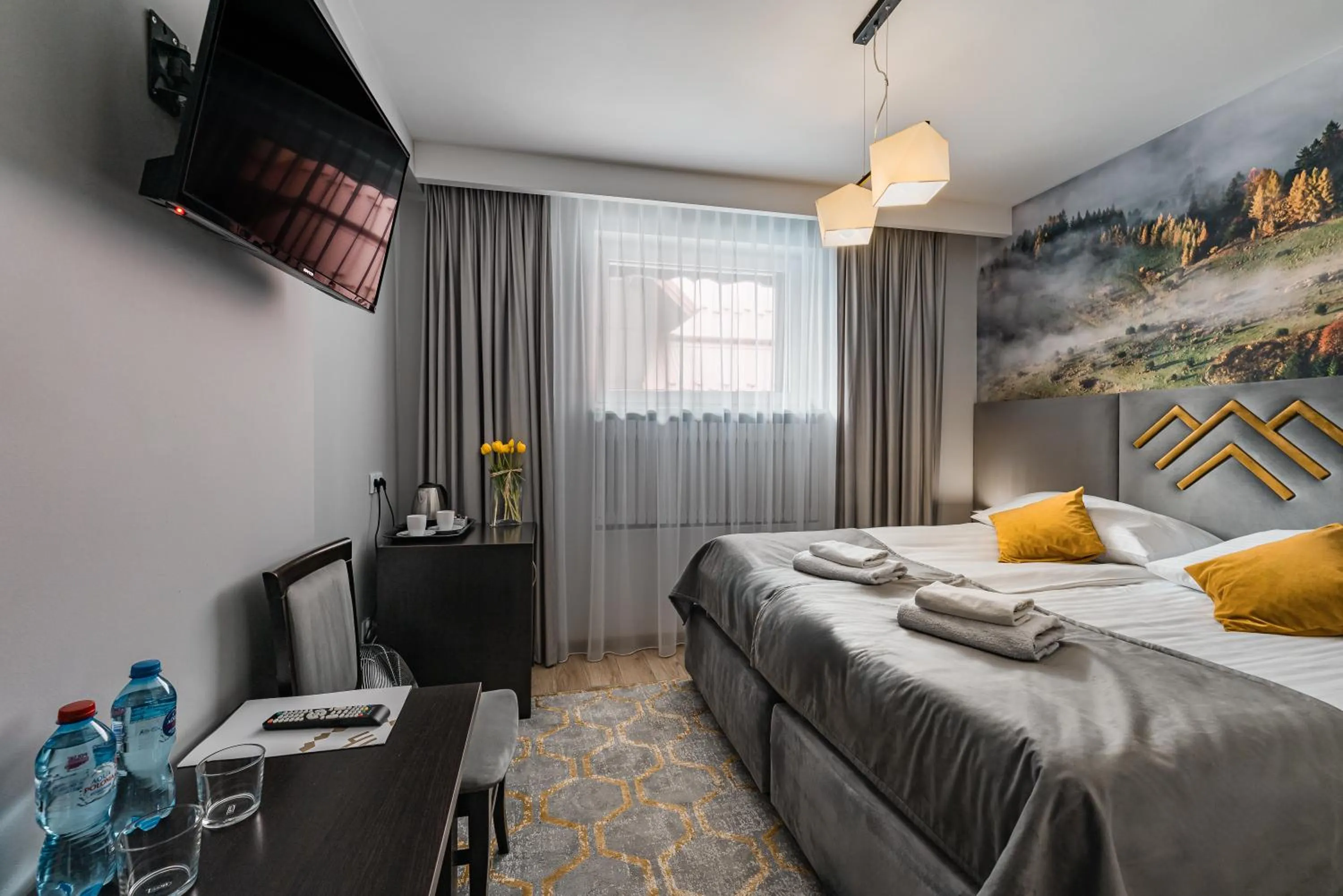 Bed in Hotel Smile Pieniny