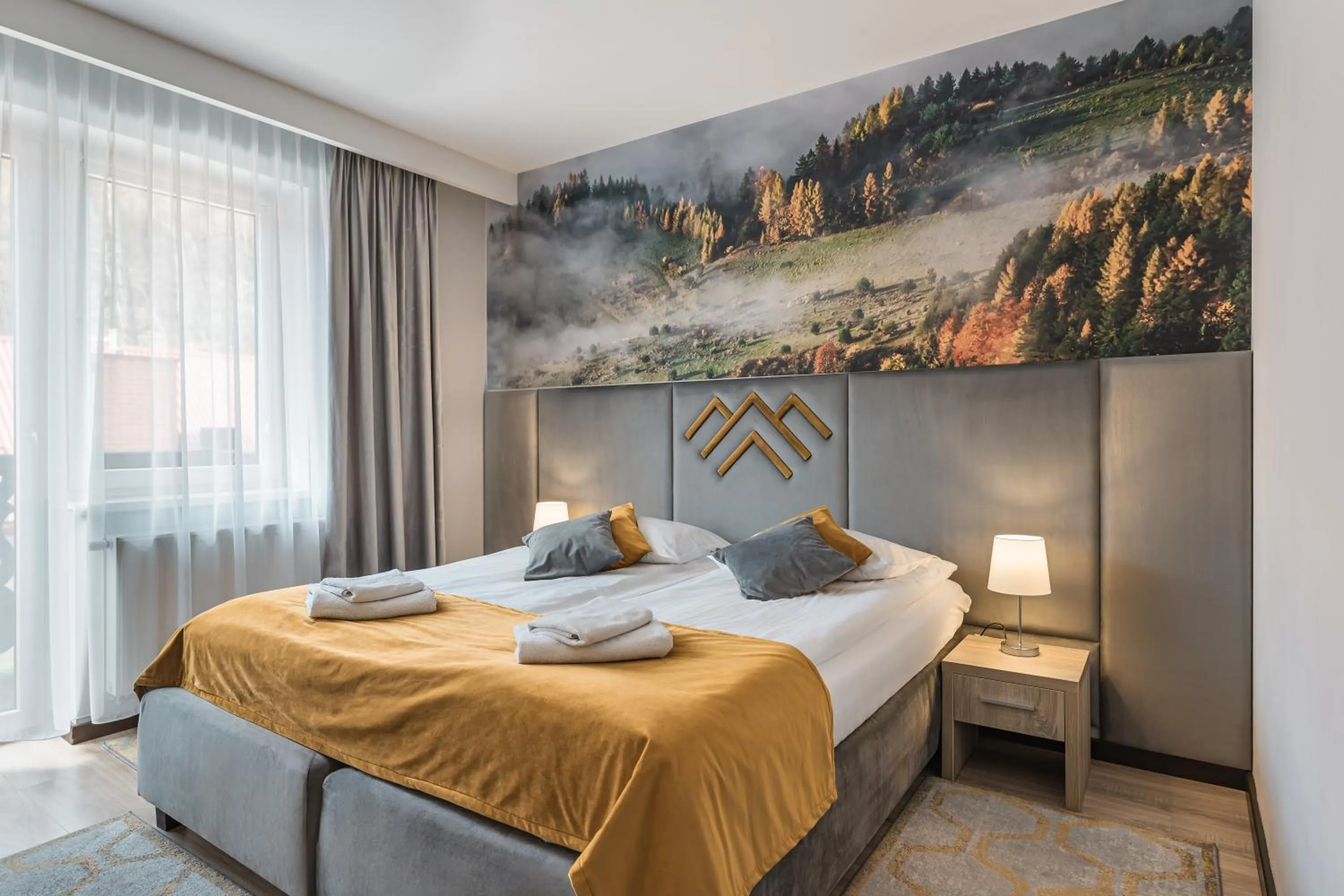 Bed in Hotel Smile Pieniny