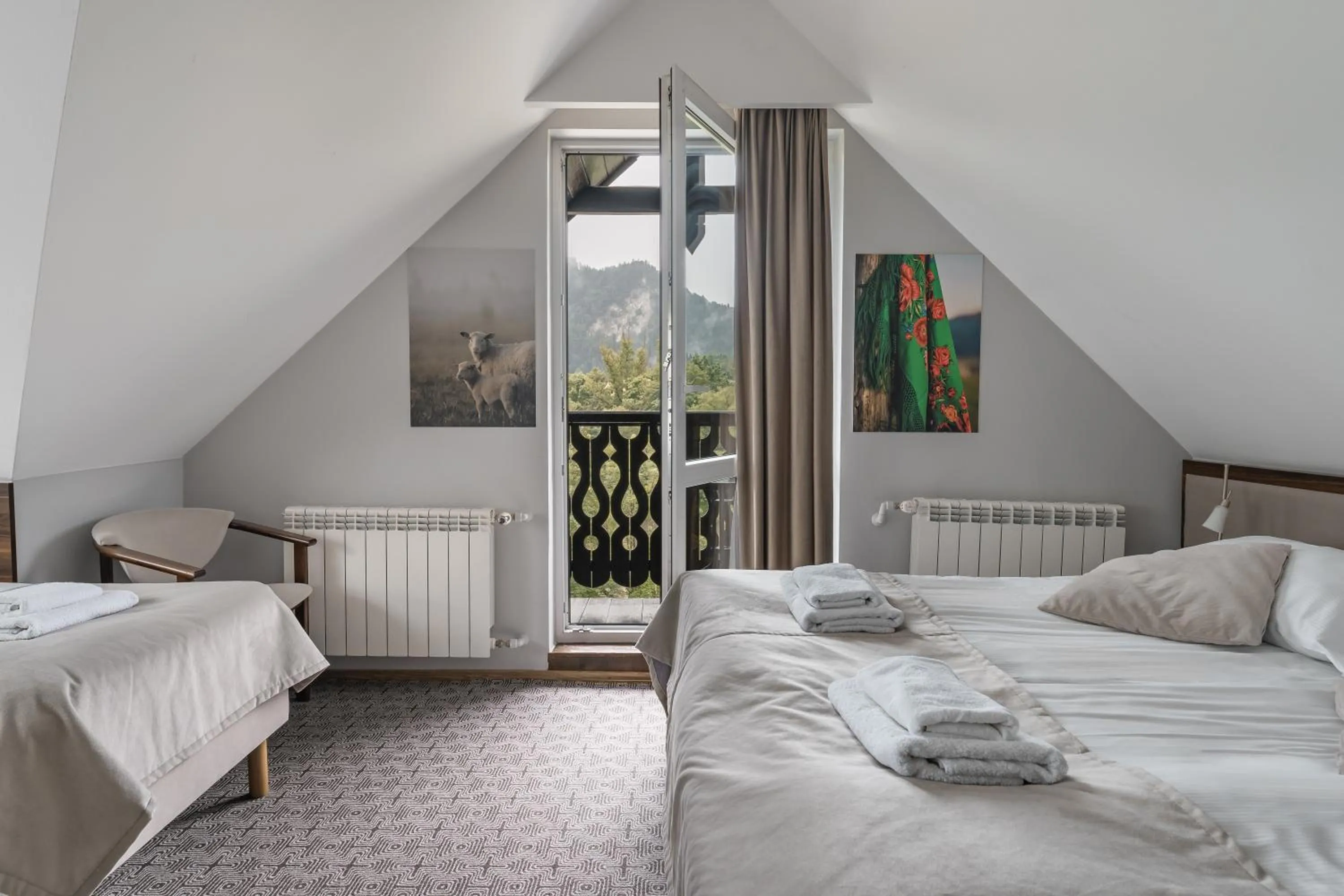 Bed in Hotel Smile Pieniny