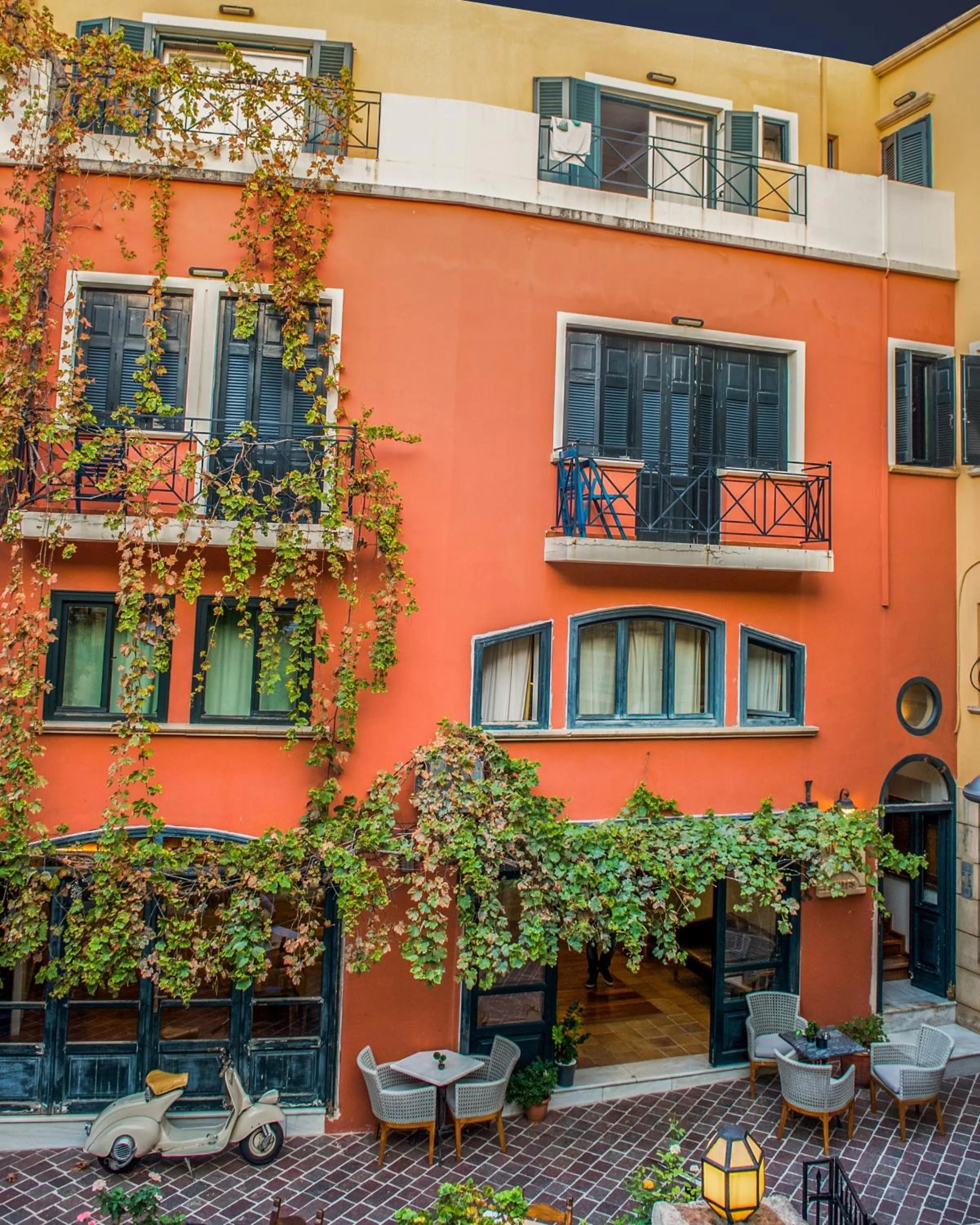 Patio in Vranas Ambiance Hotel