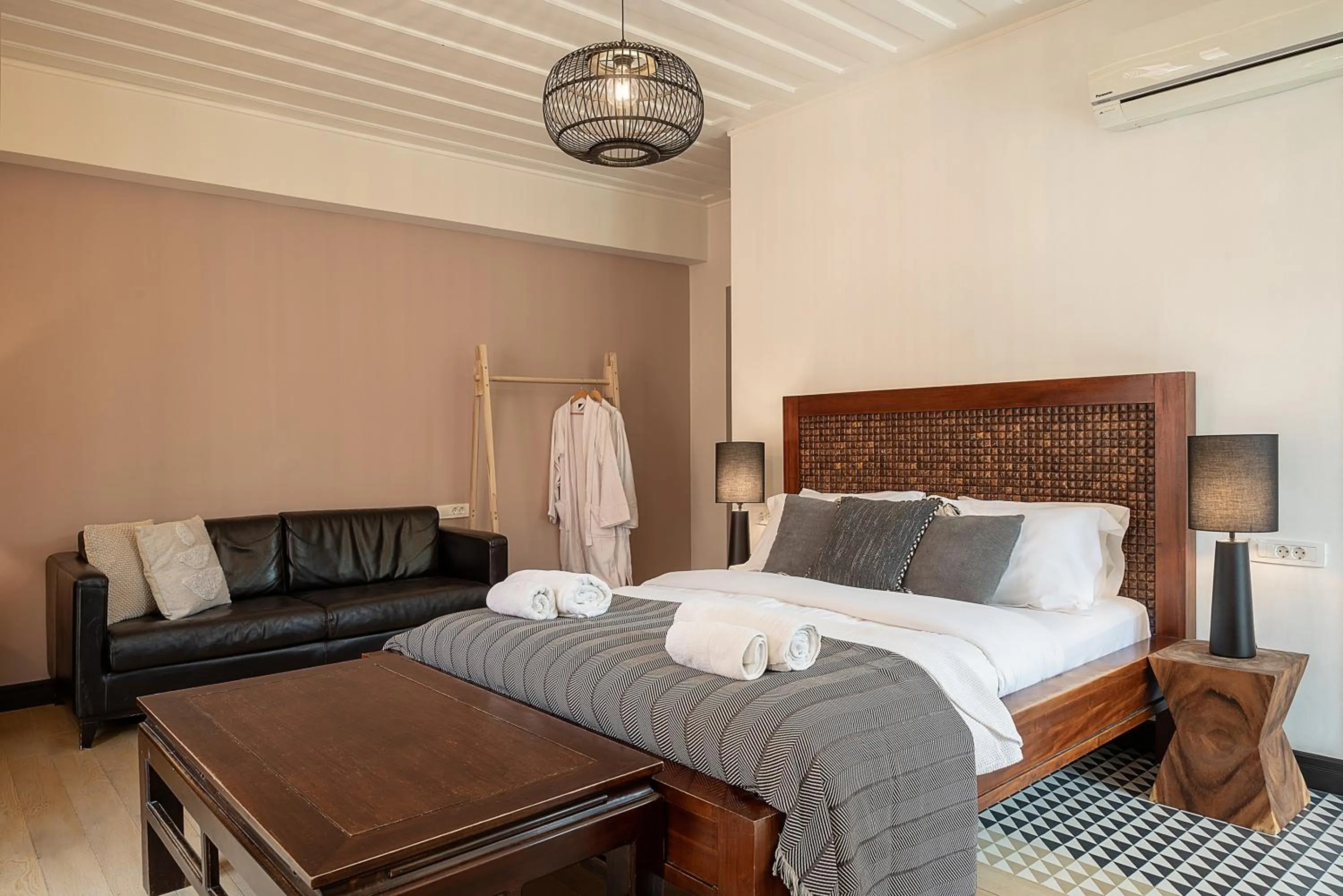 Bed in Vranas Ambiance Hotel