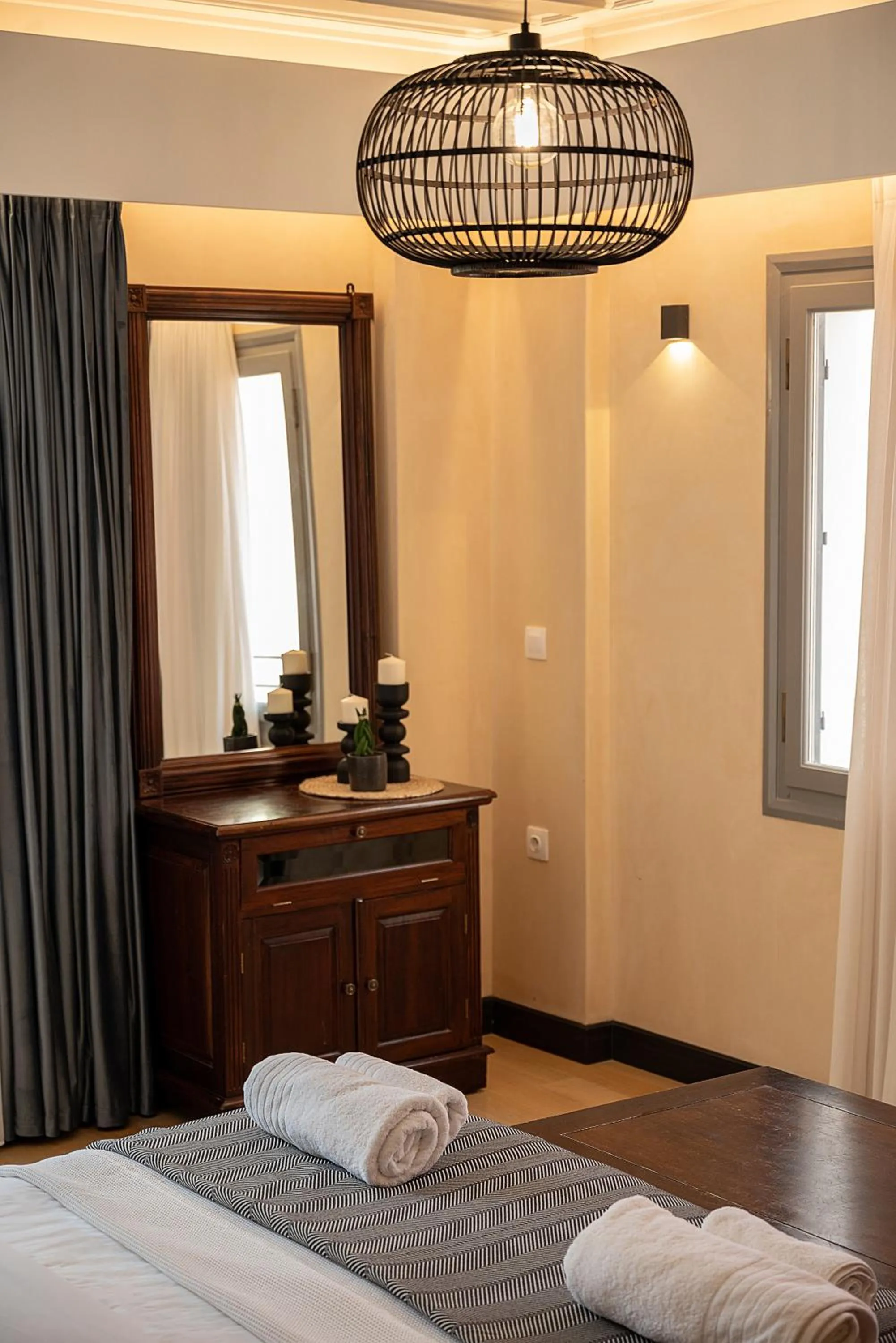 Bed in Vranas Ambiance Hotel