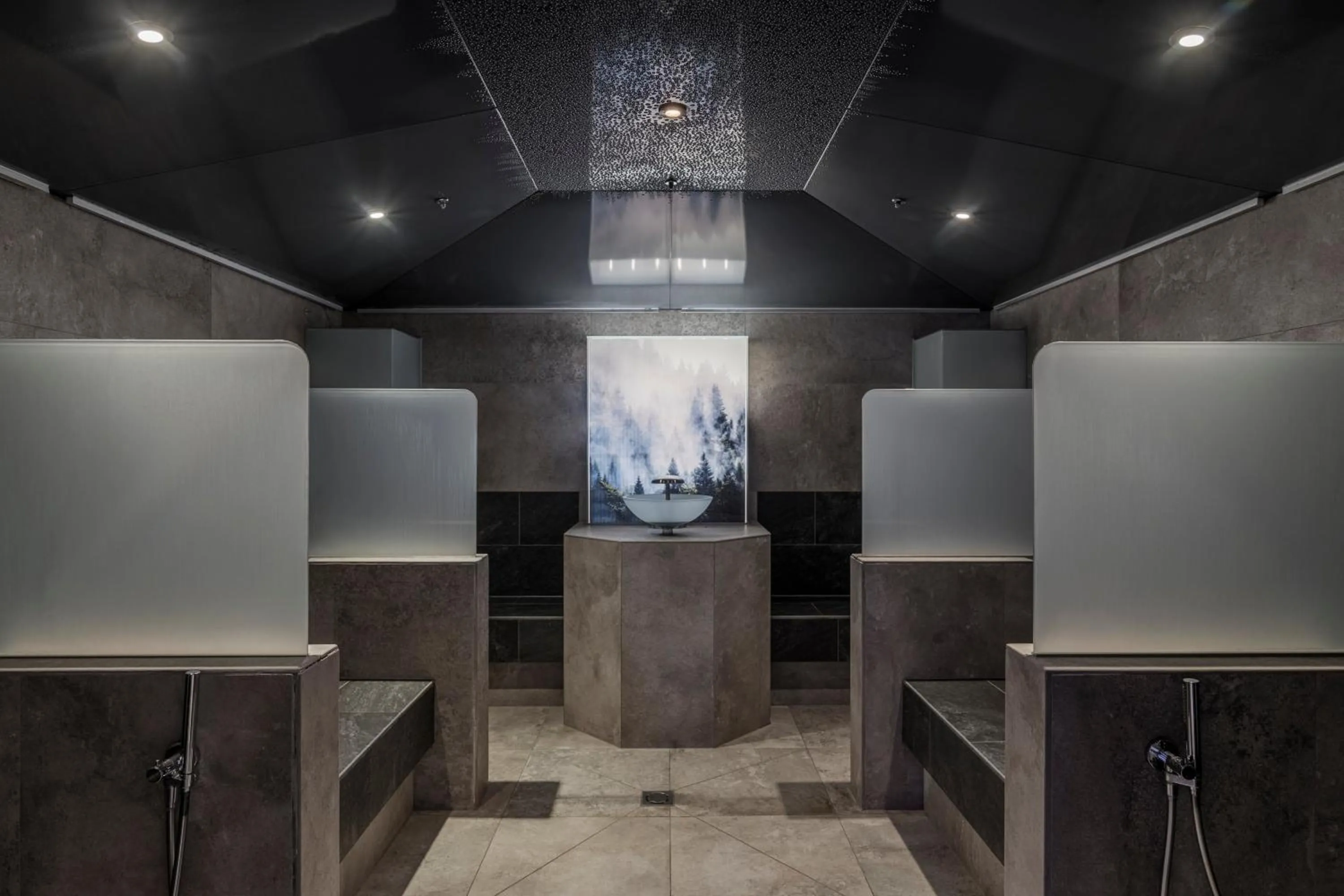 Steam room in Engel Gourmet&Spa