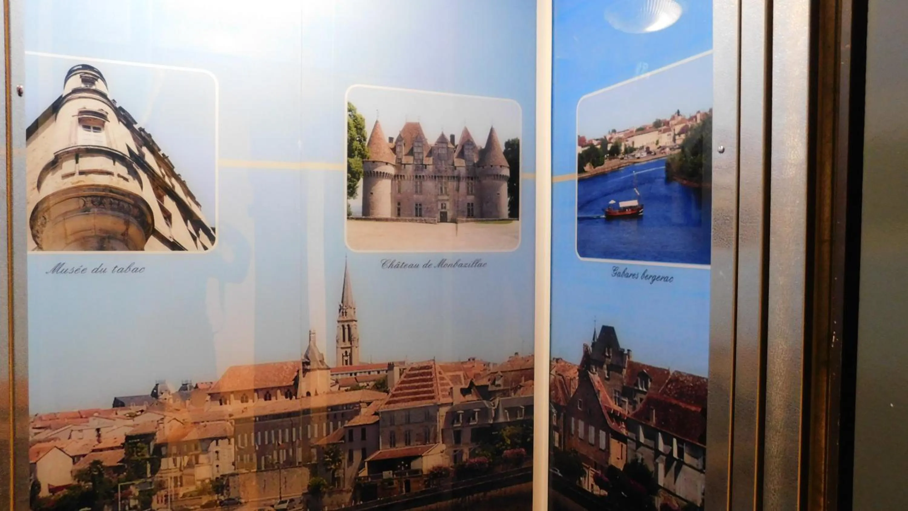 Decorative detail in Hôtel & Spa Le Gambetta, Bergerac, Centre ville
