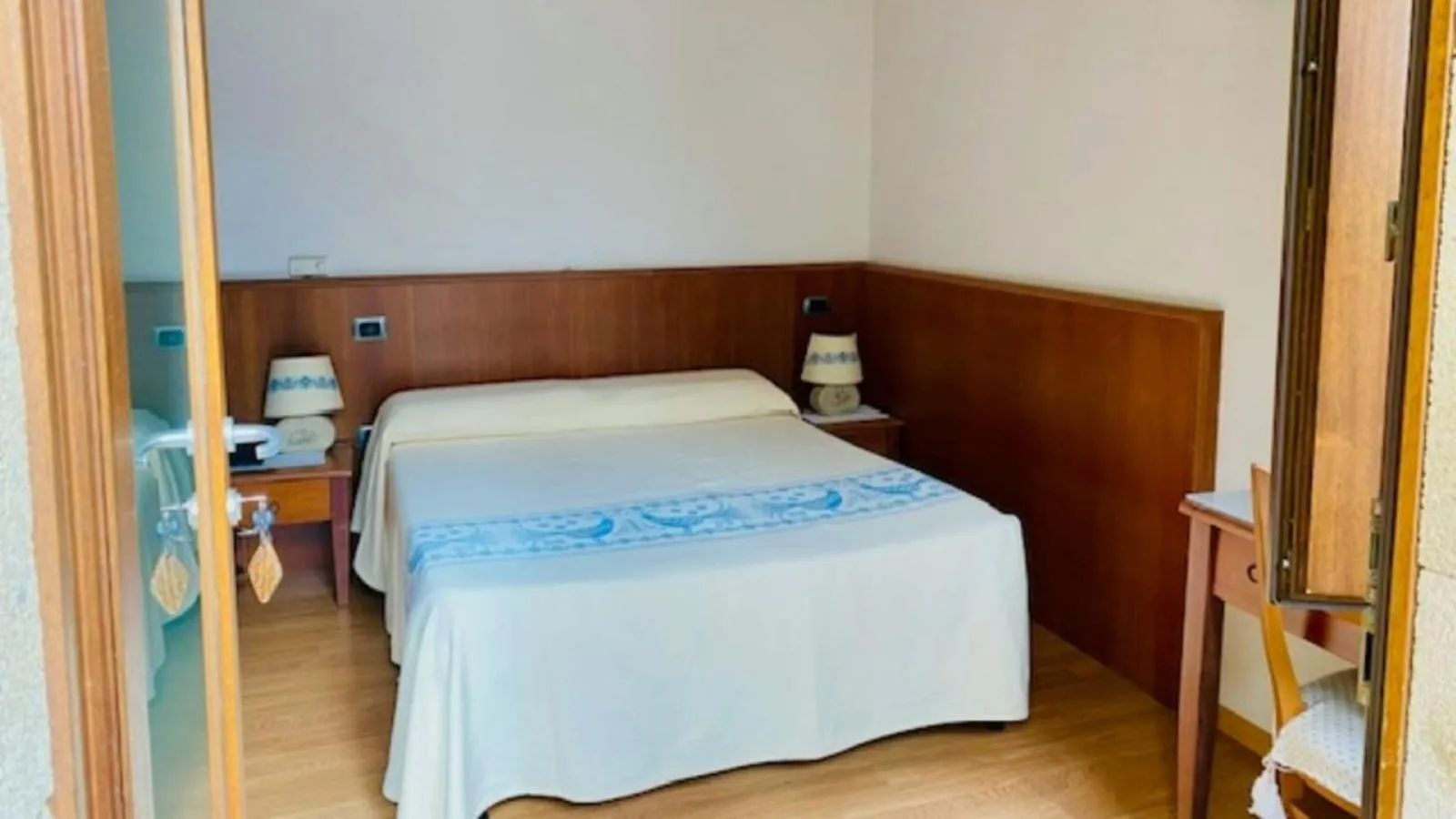 Bed in Hotel Villa Canu