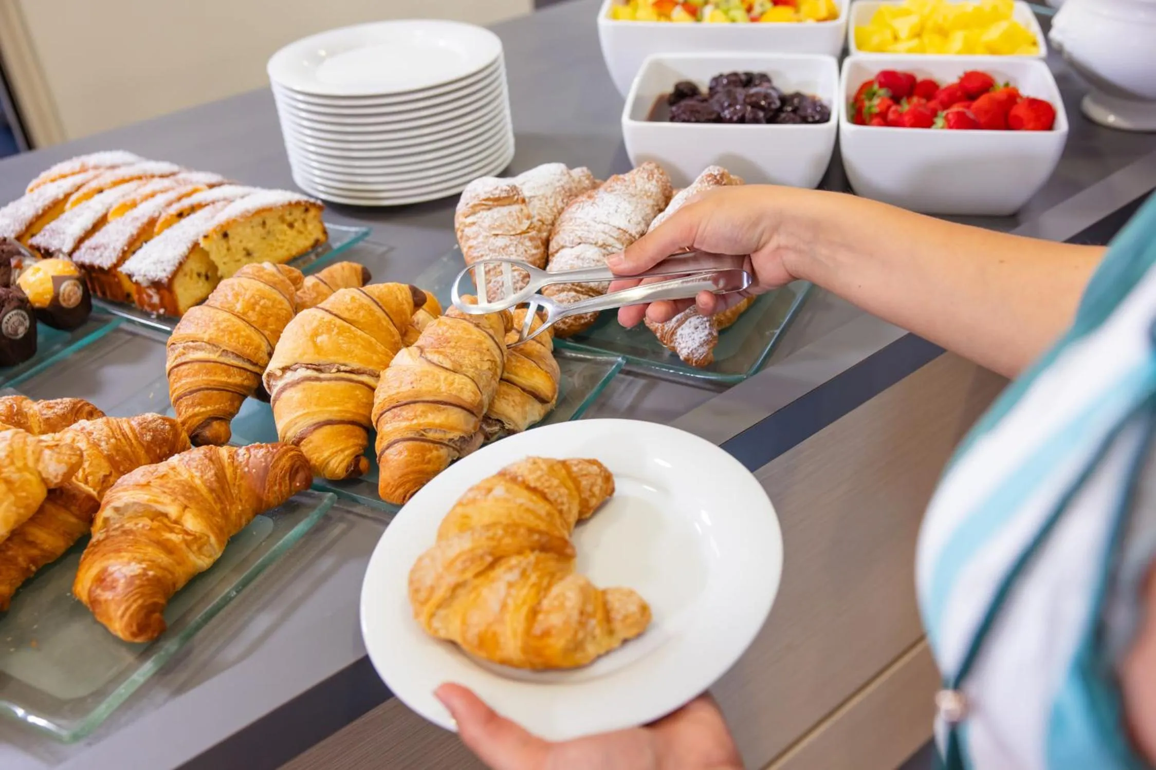 Breakfast in Hotel Trieste Mare