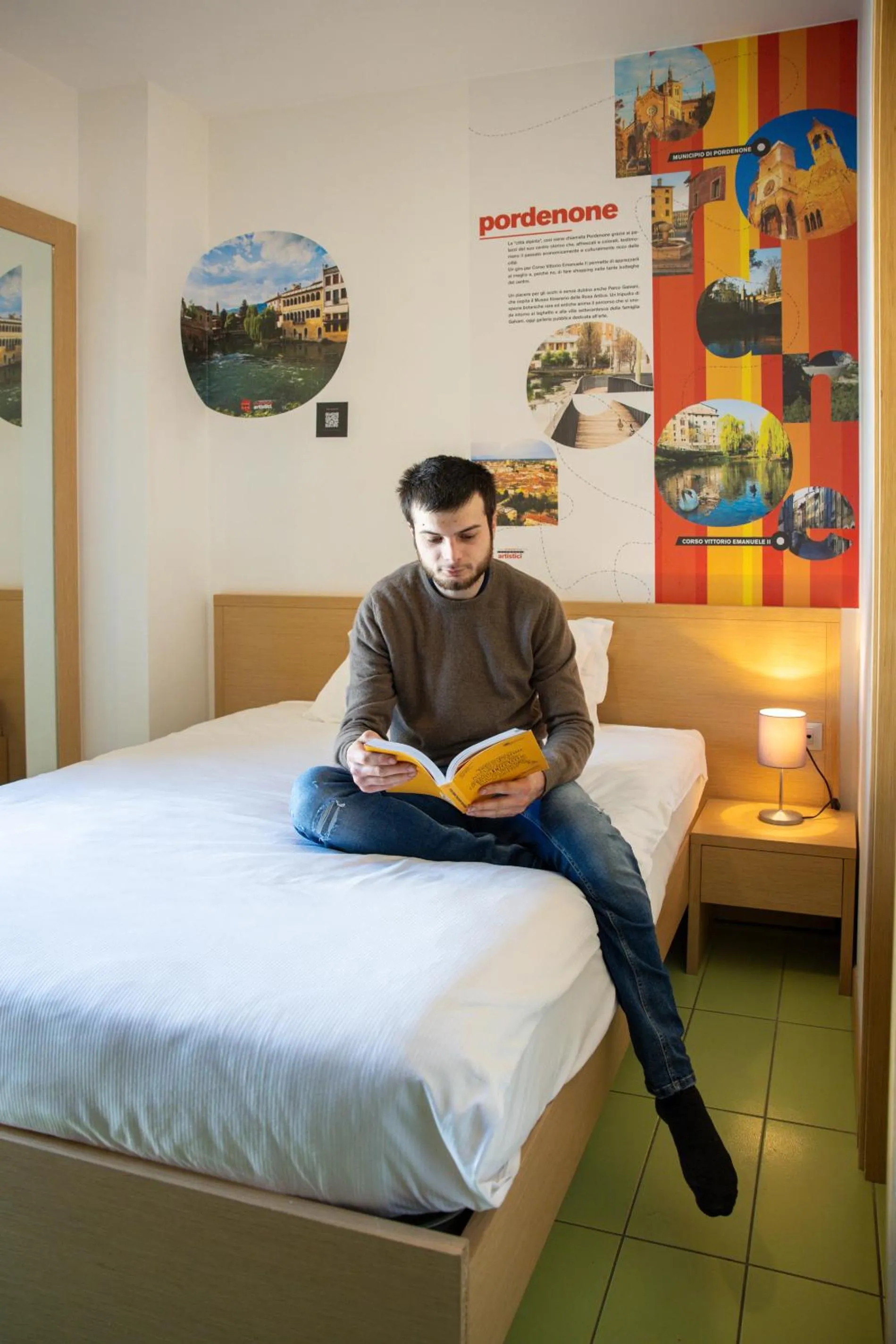 Bedroom, Bed in Hotel Trieste Mare