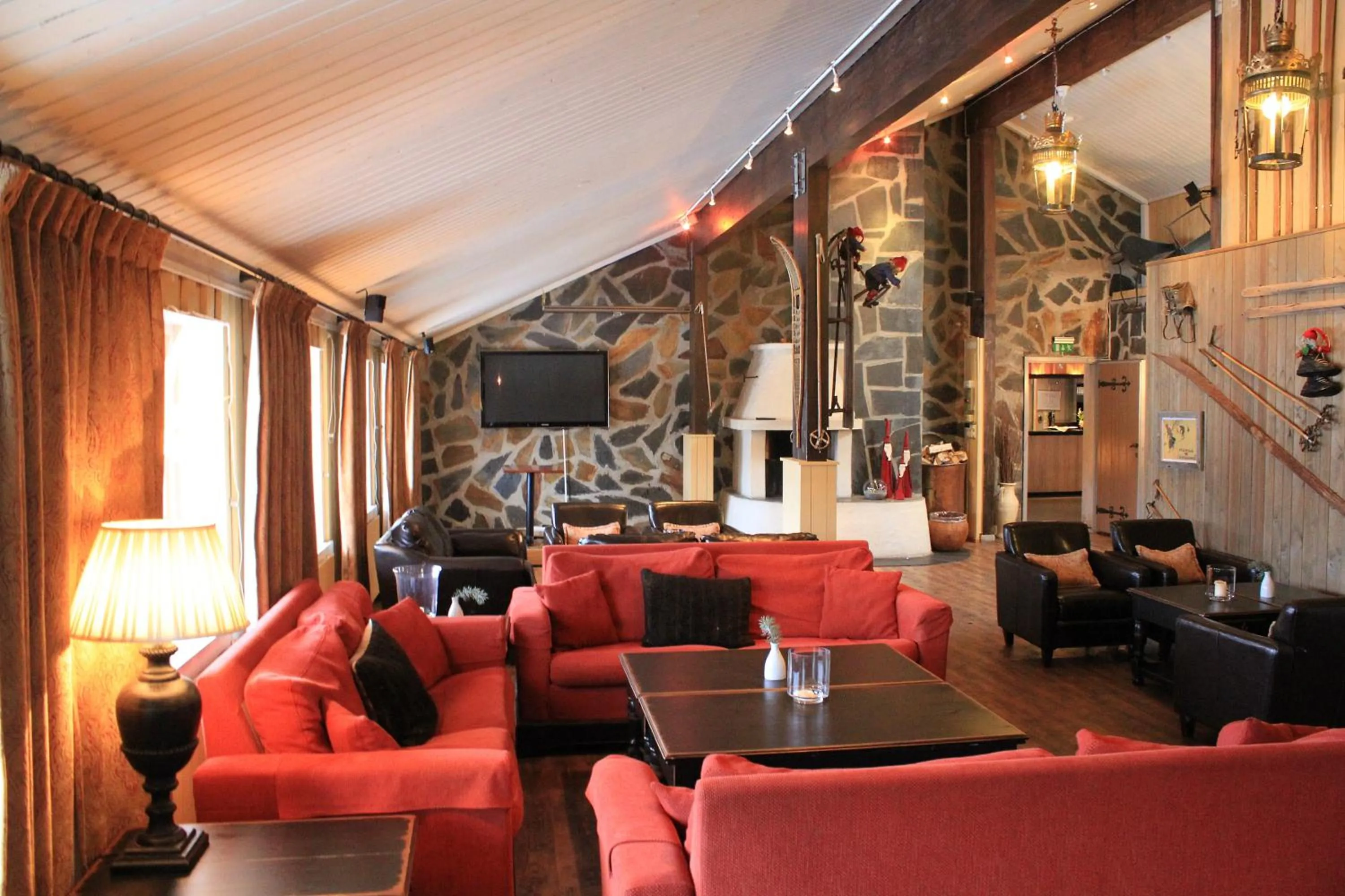 Lounge or bar in Hafjell Hotell