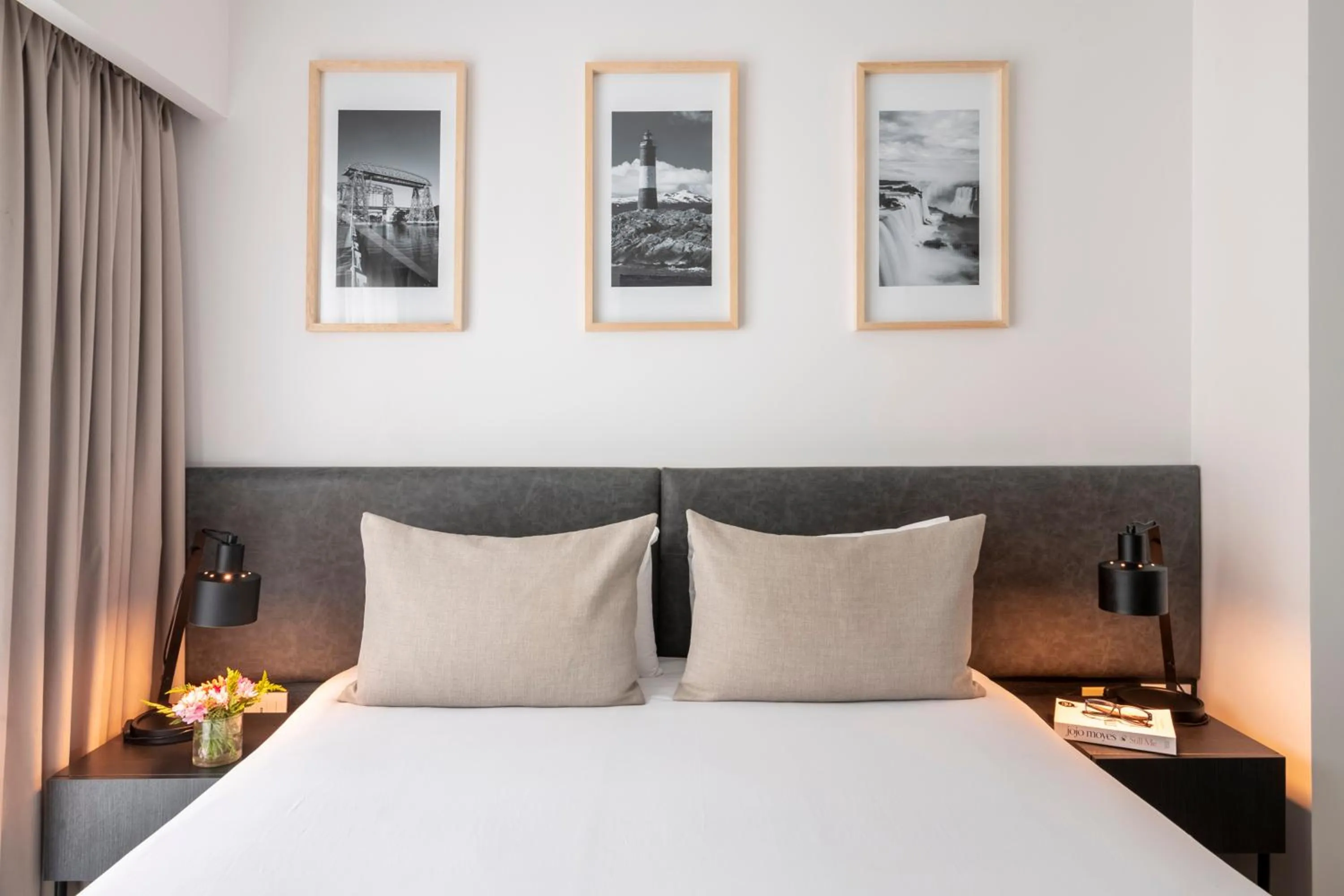 Bed in Efe Hotel & Cowork