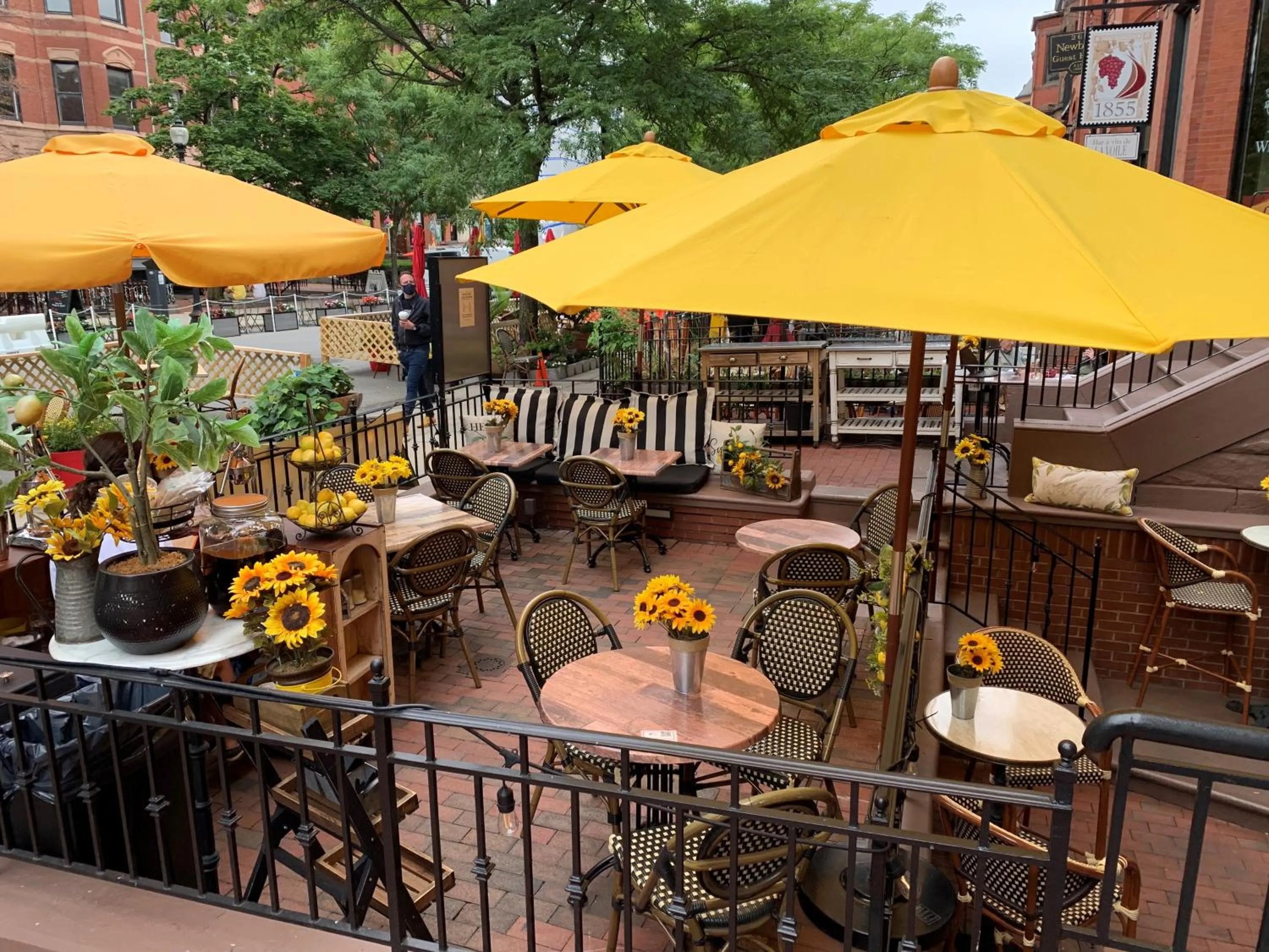 Patio in Newbury Guest House