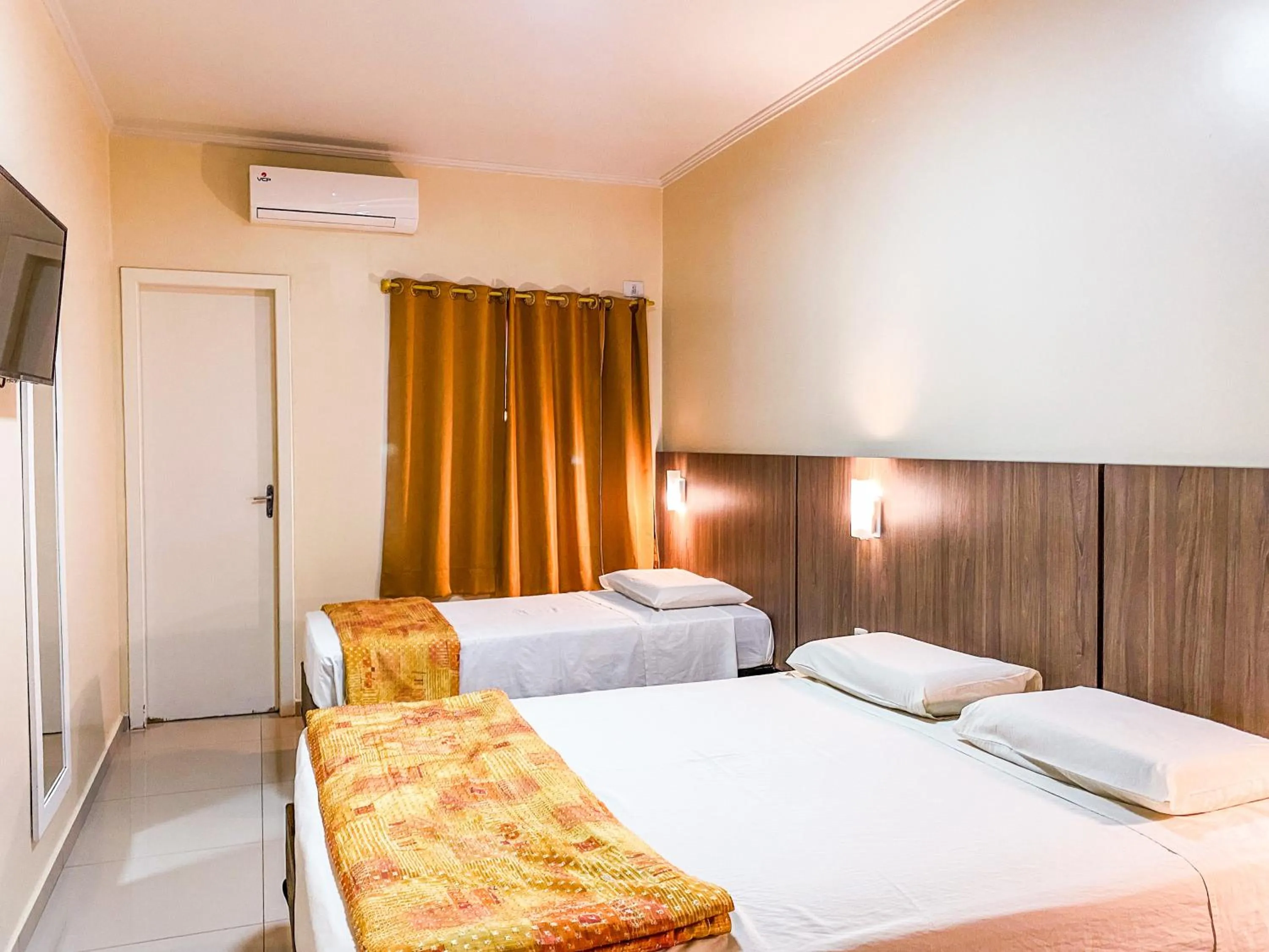 Bed in Pousada El Shaddai