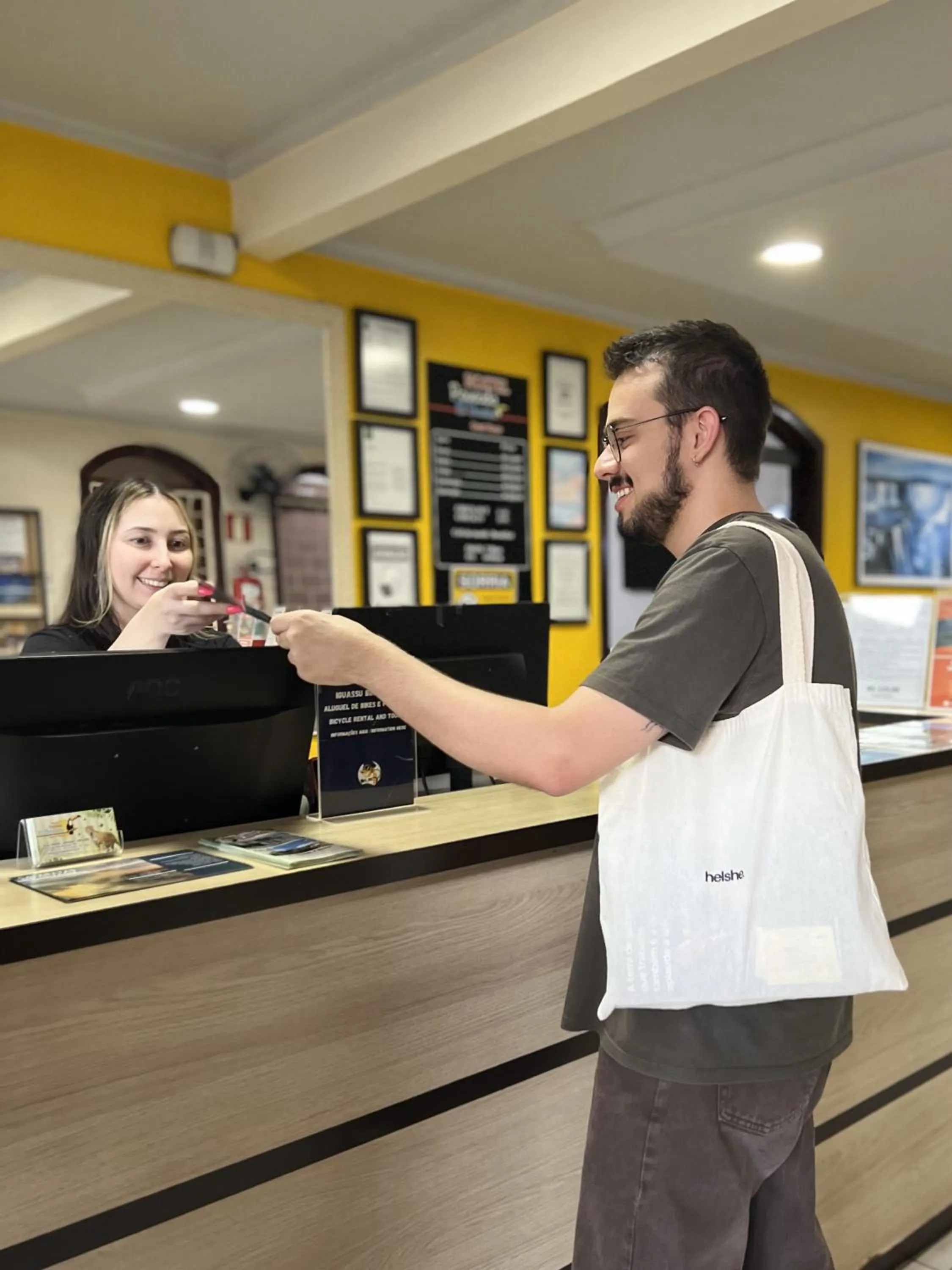 Lobby or reception in Pousada El Shaddai