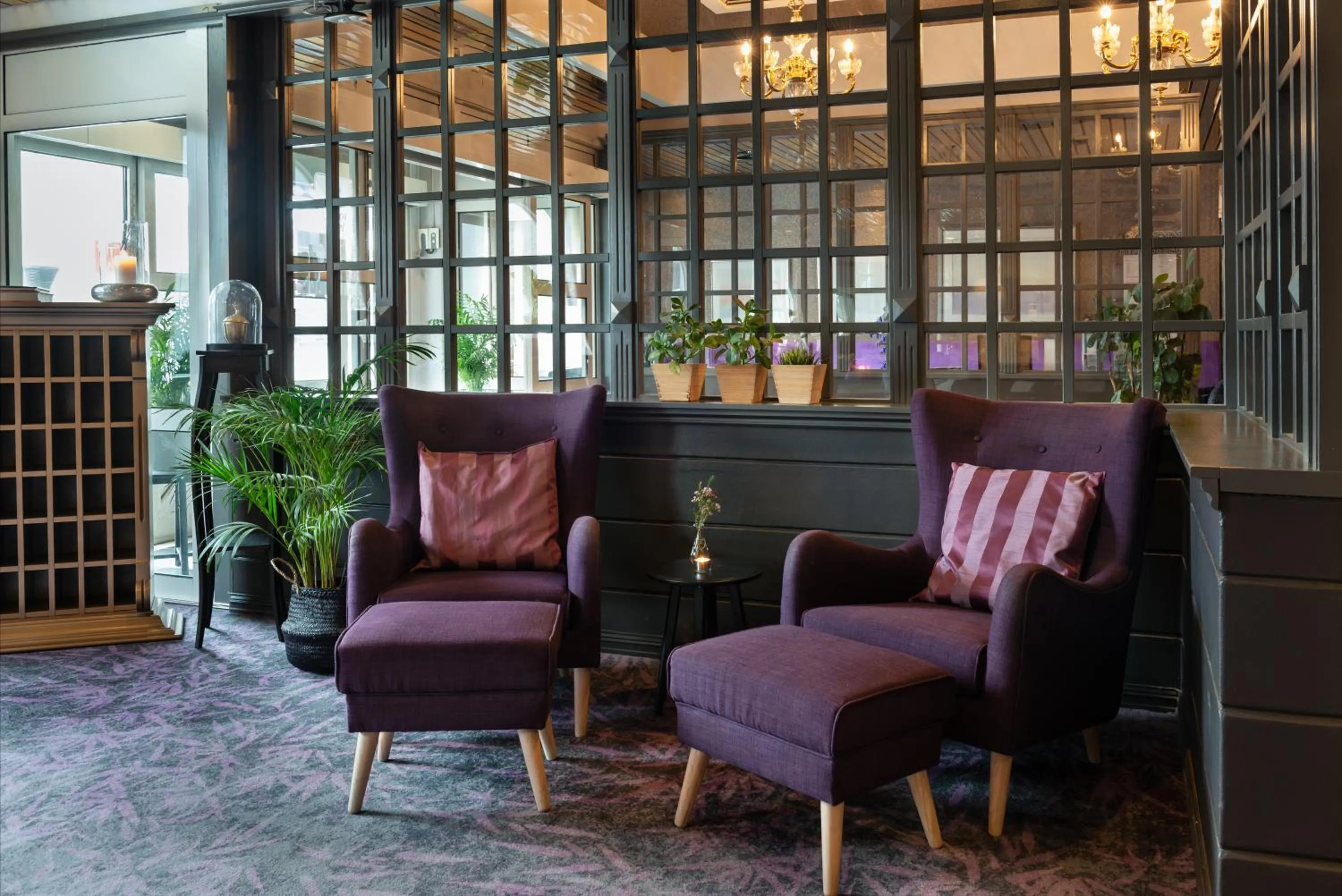 Lounge or bar in Home Hotel Grand Gjøvik