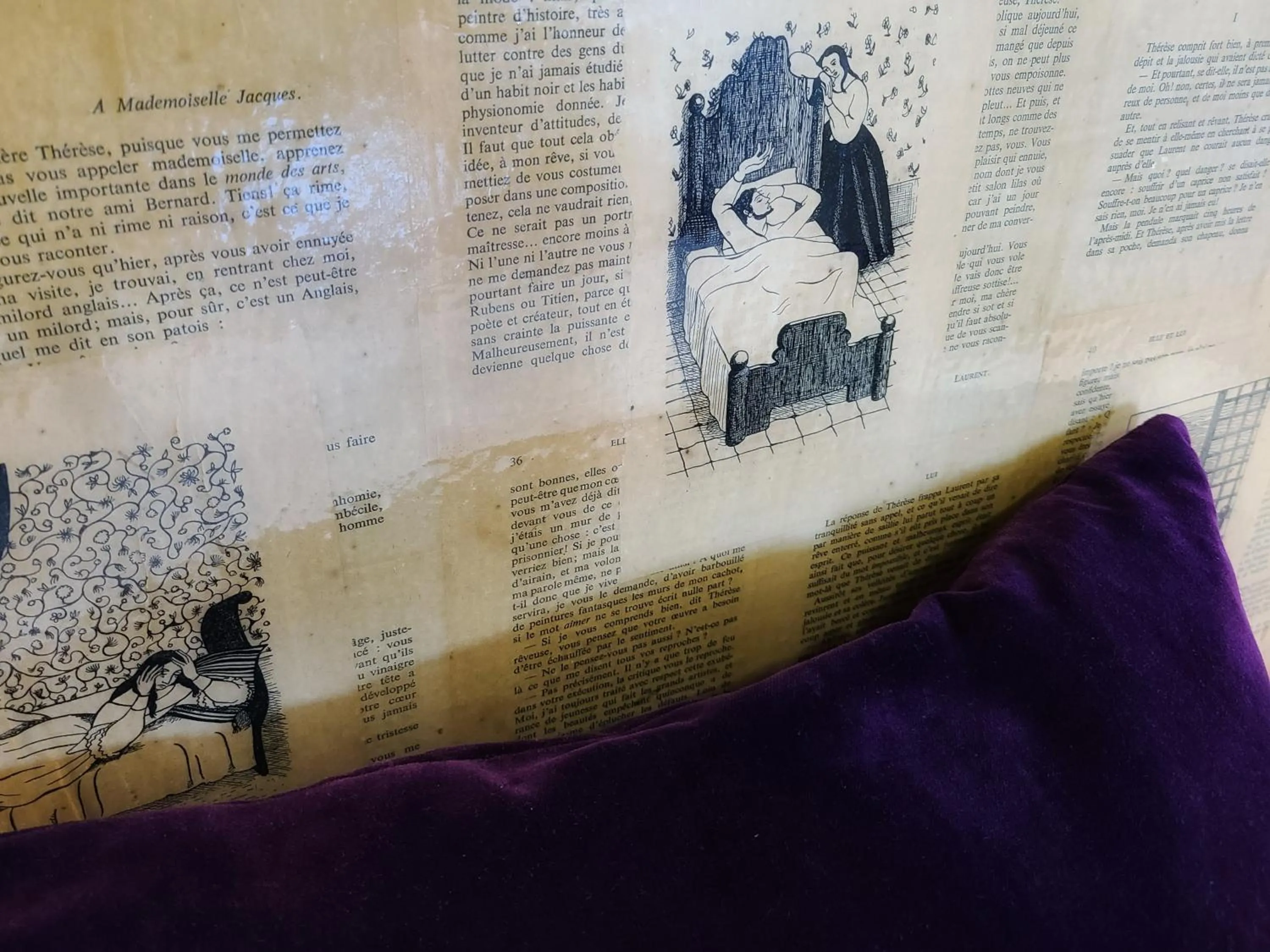 Decorative detail in Hôtel Mille et une Feuilles